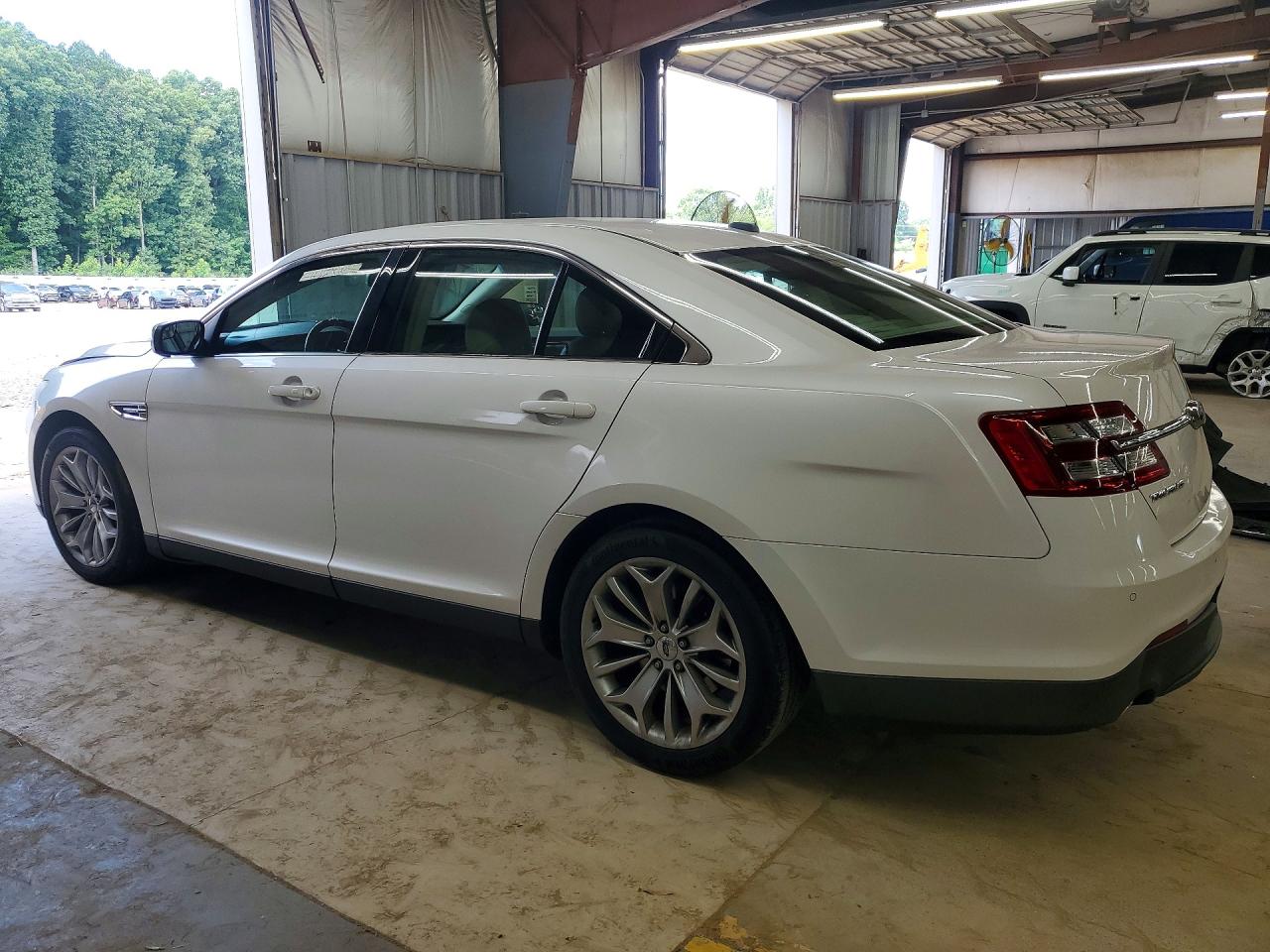 2014 Ford Taurus Limited White vin: 1FAHP2F8XEG128564