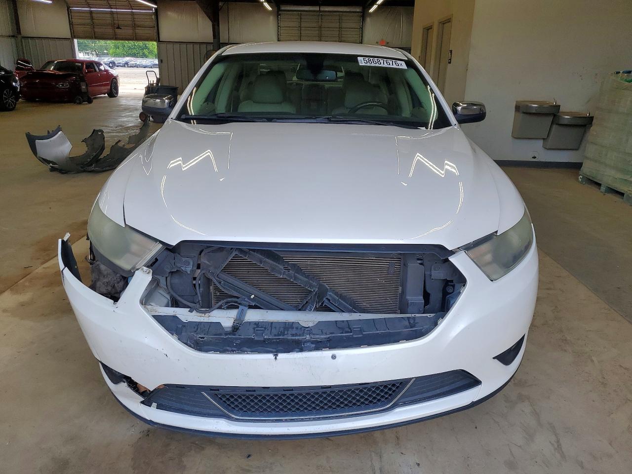 2014 Ford Taurus Limited White vin: 1FAHP2F8XEG128564
