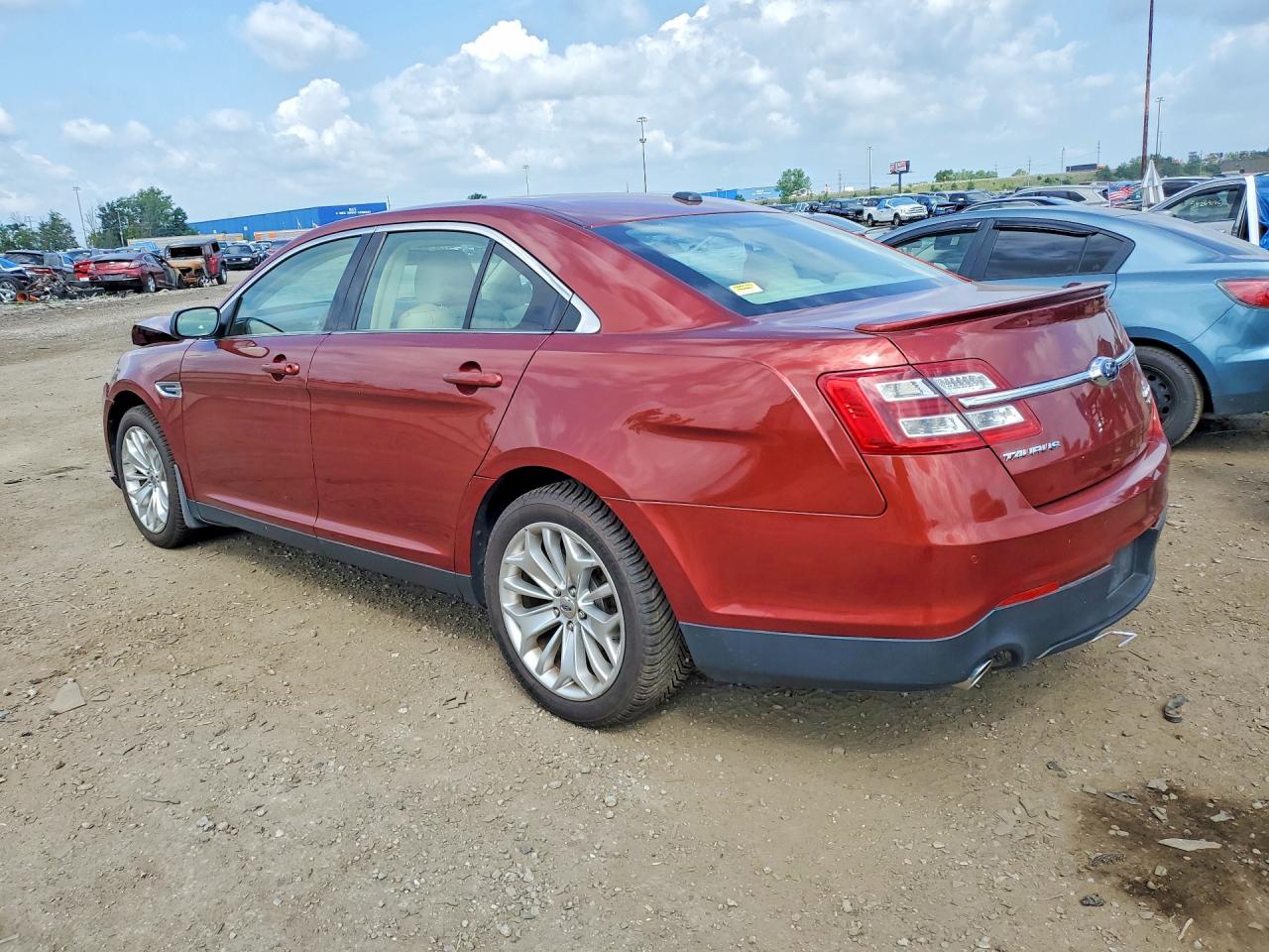 2014 Ford Taurus Limited Orange vin: 1FAHP2F8XEG146353