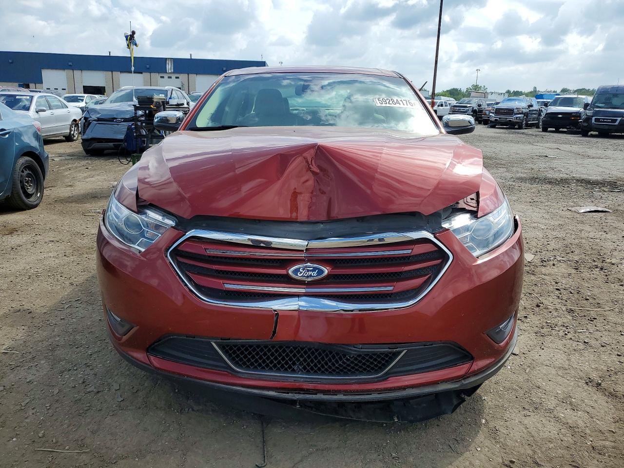 2014 Ford Taurus Limited Orange vin: 1FAHP2F8XEG146353