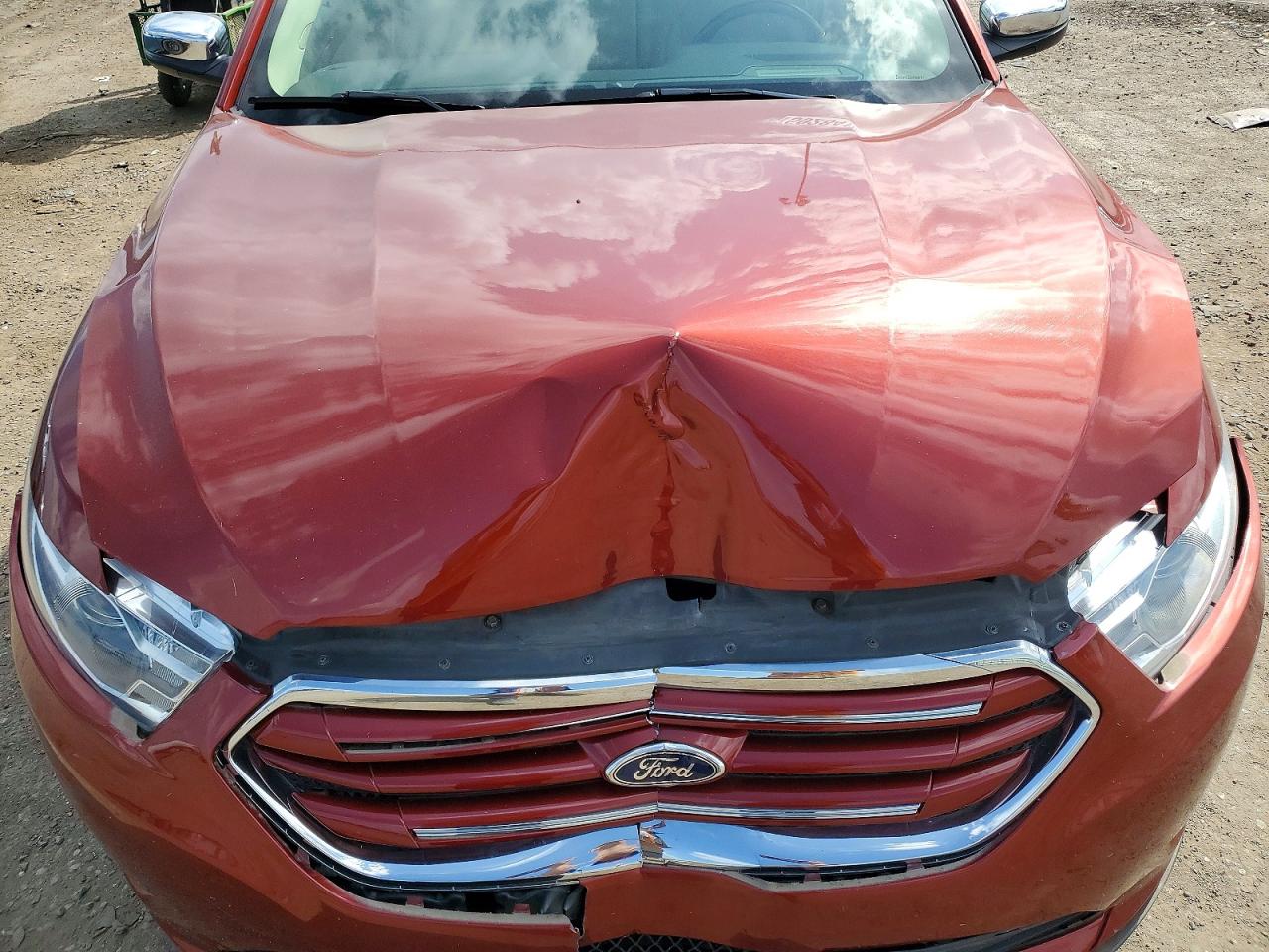 2014 Ford Taurus Limited Orange vin: 1FAHP2F8XEG146353