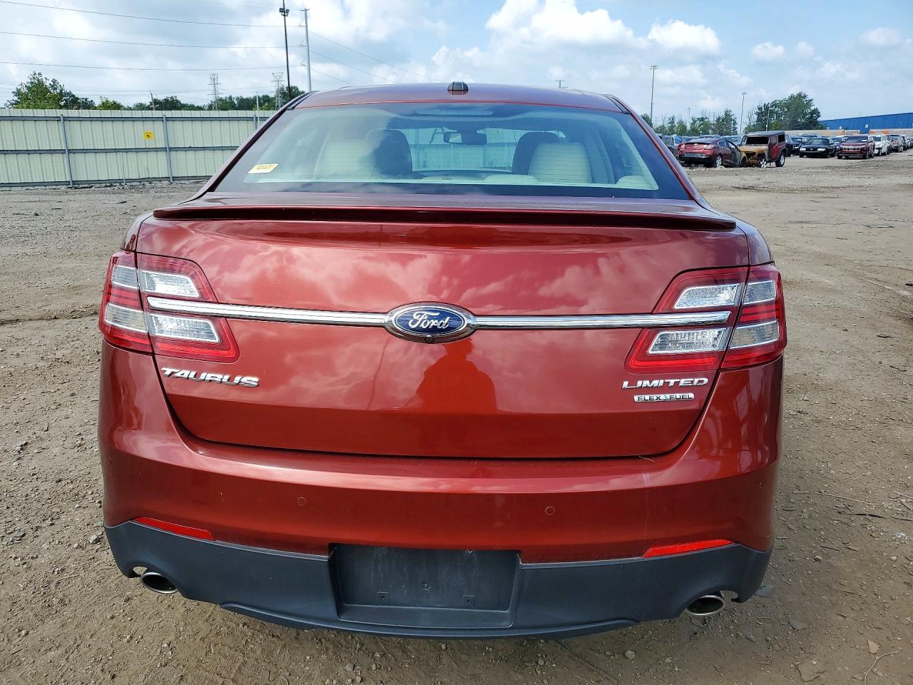 2014 Ford Taurus Limited Orange vin: 1FAHP2F8XEG146353