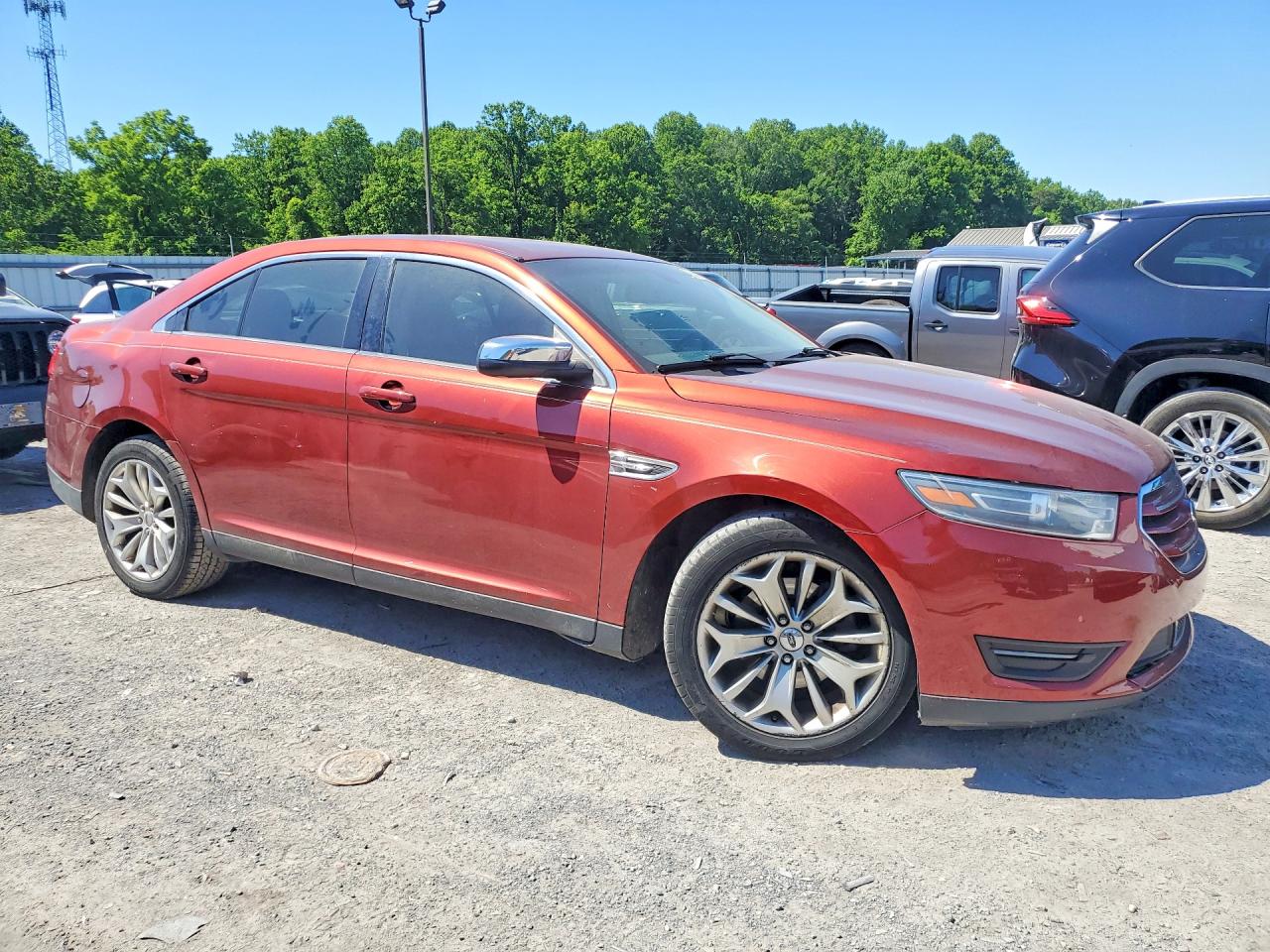 2014 Ford Taurus Limited Burgundy vin: 1FAHP2F8XEG176131