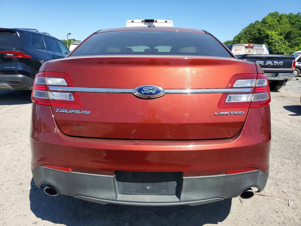 2014 Ford Taurus Limited Burgundy vin: 1FAHP2F8XEG176131