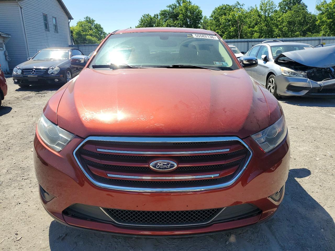 2014 Ford Taurus Limited Burgundy vin: 1FAHP2F8XEG176131