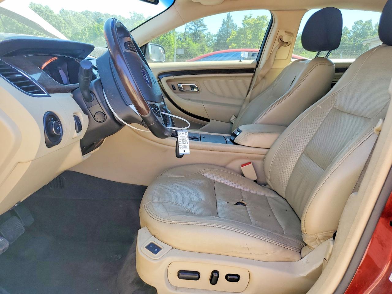 2014 Ford Taurus Limited Burgundy vin: 1FAHP2F8XEG176131