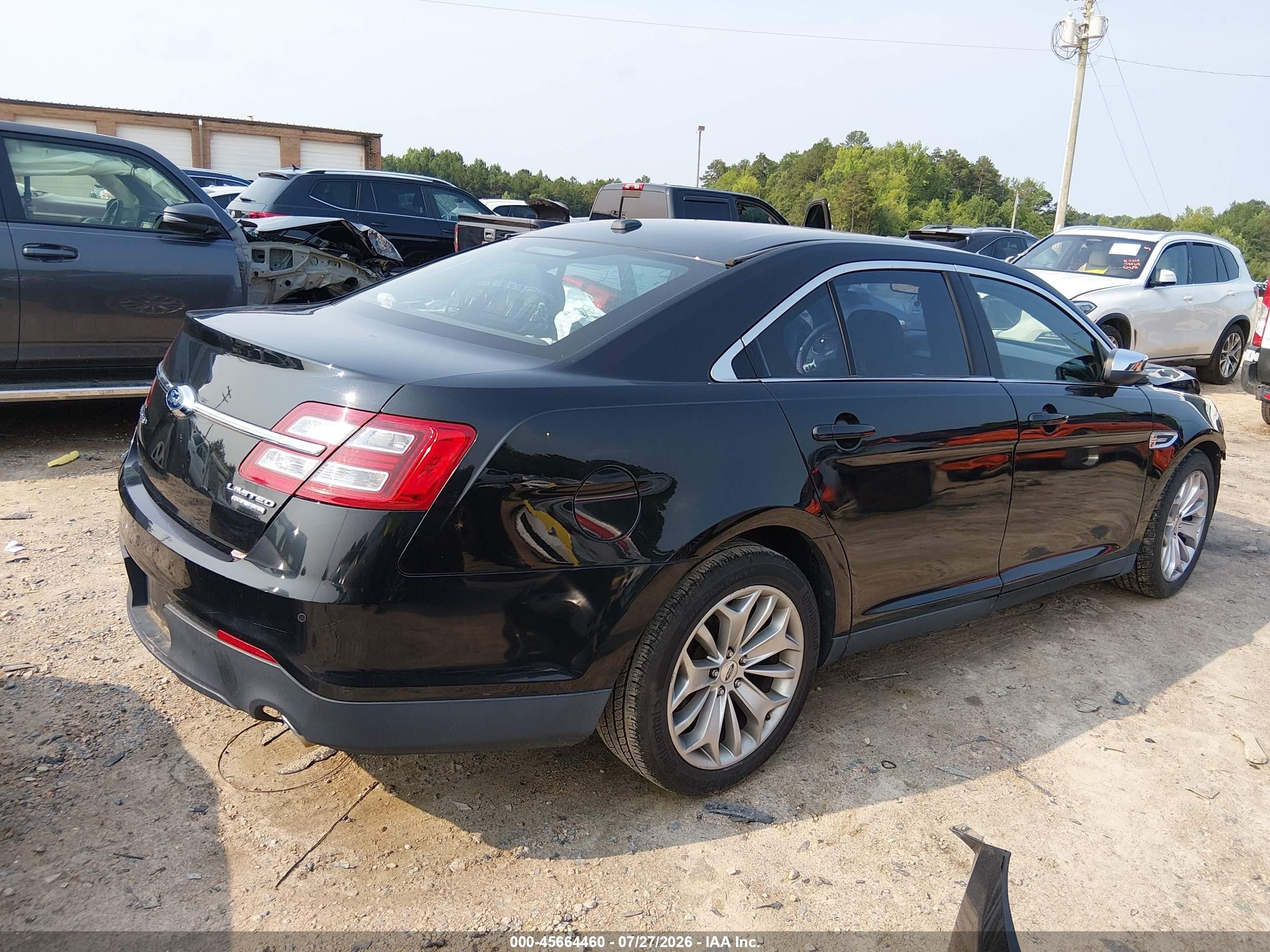 2015 Ford Taurus Limited Black vin: 1FAHP2F8XFG170427