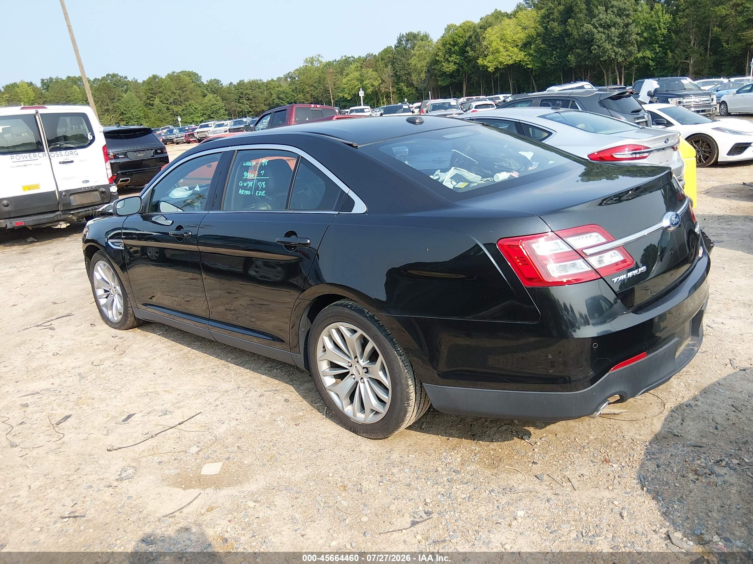 2015 Ford Taurus Limited Black vin: 1FAHP2F8XFG170427