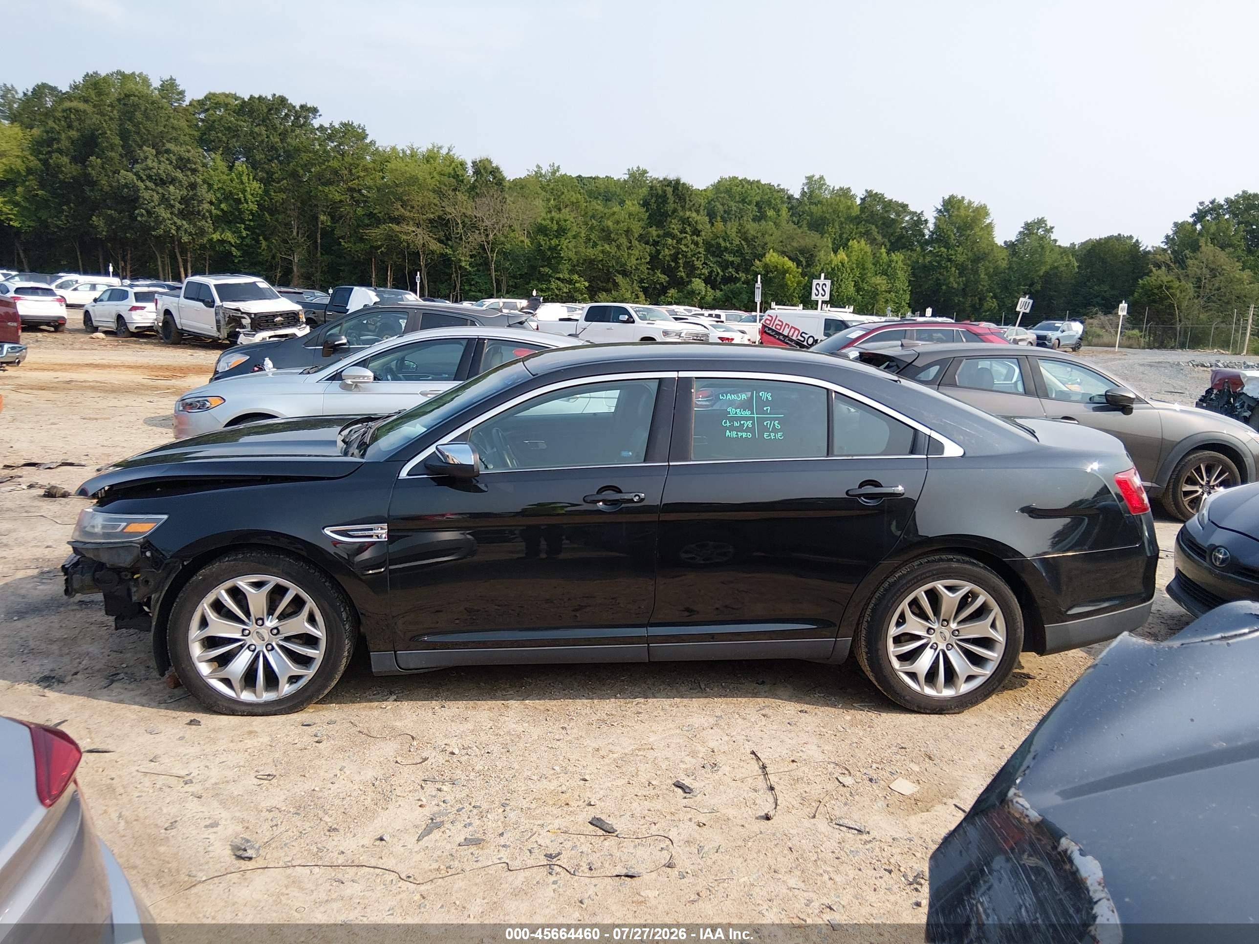 2015 Ford Taurus Limited Black vin: 1FAHP2F8XFG170427