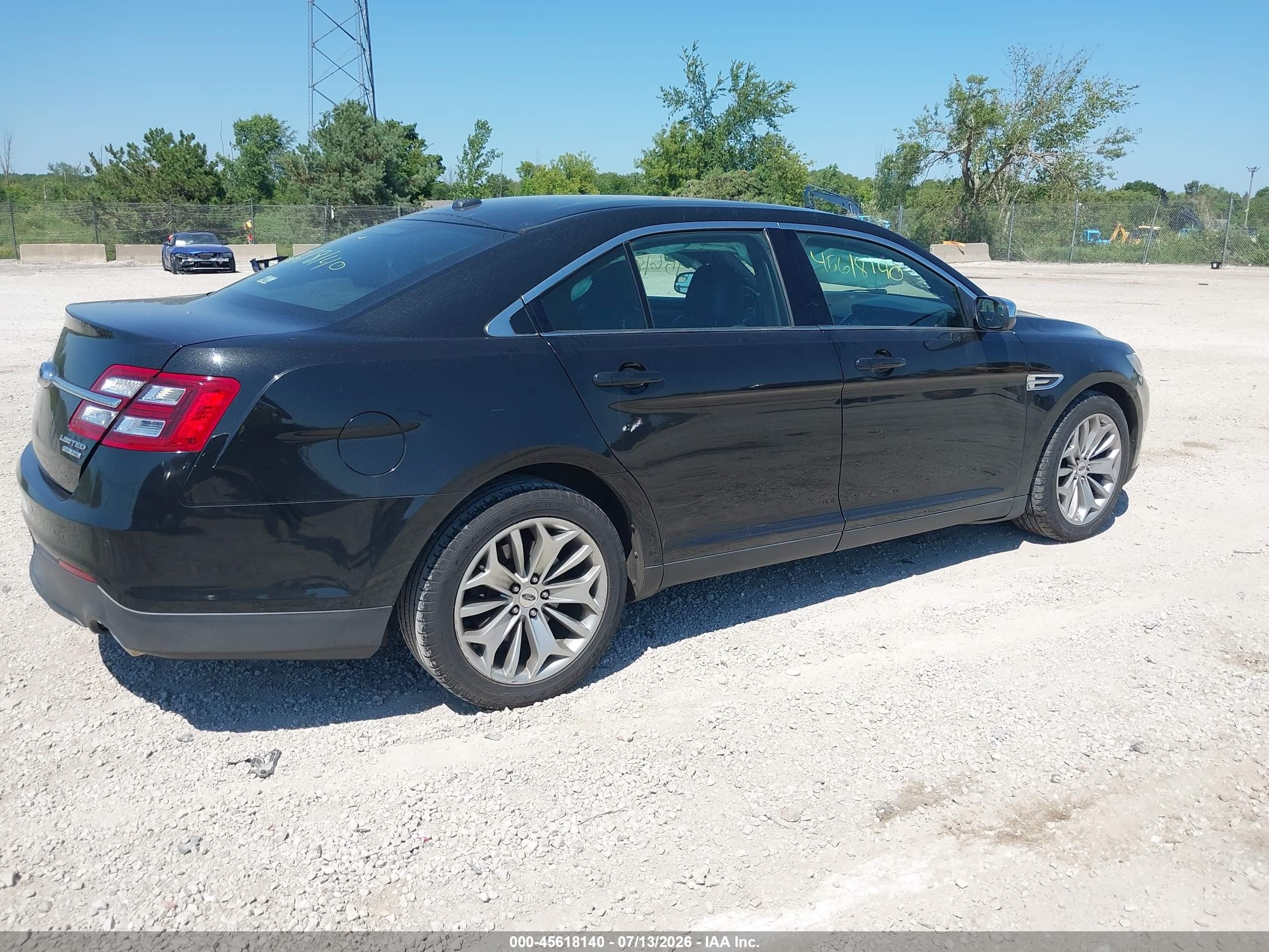 2015 Ford Taurus Limited Black vin: 1FAHP2F8XFG170685