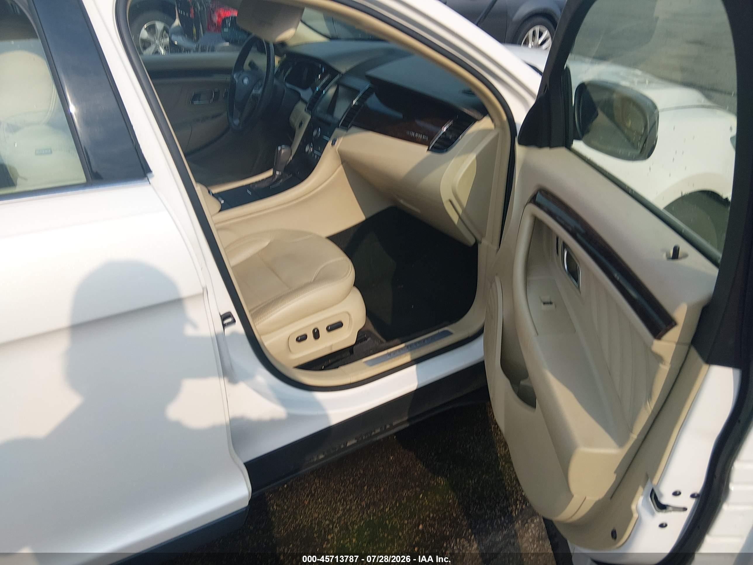 2015 Ford Taurus Limited White vin: 1FAHP2F8XFG171111