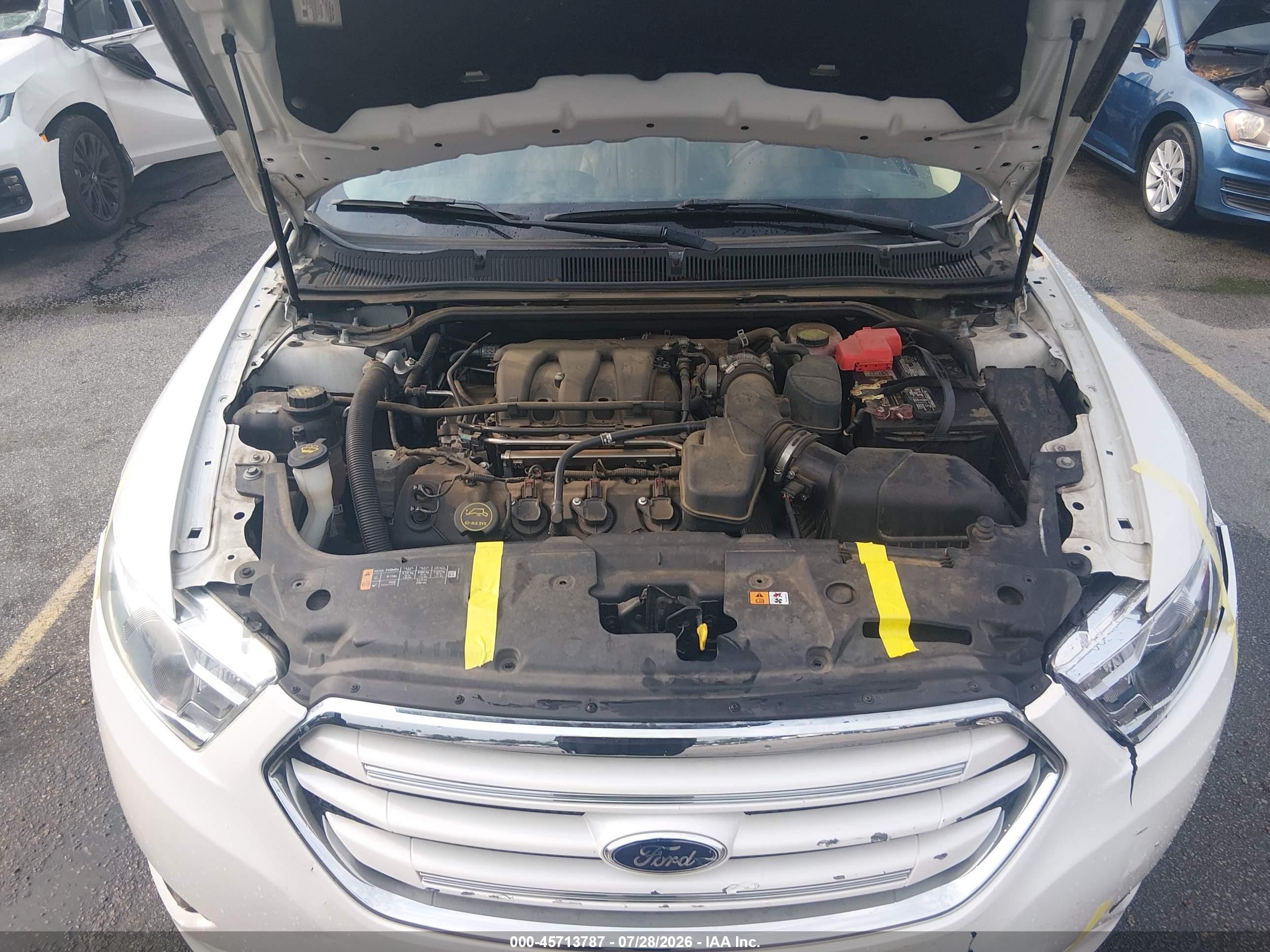 2015 Ford Taurus Limited White vin: 1FAHP2F8XFG171111