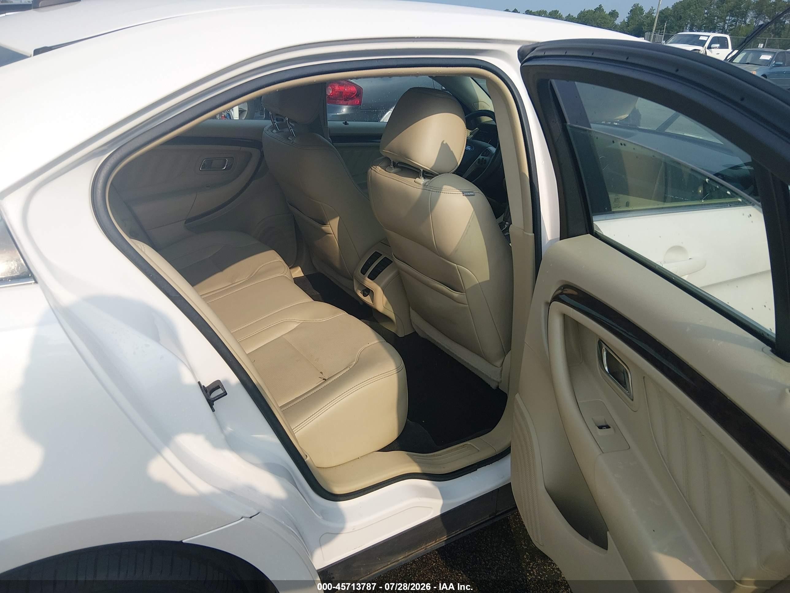 2015 Ford Taurus Limited White vin: 1FAHP2F8XFG171111