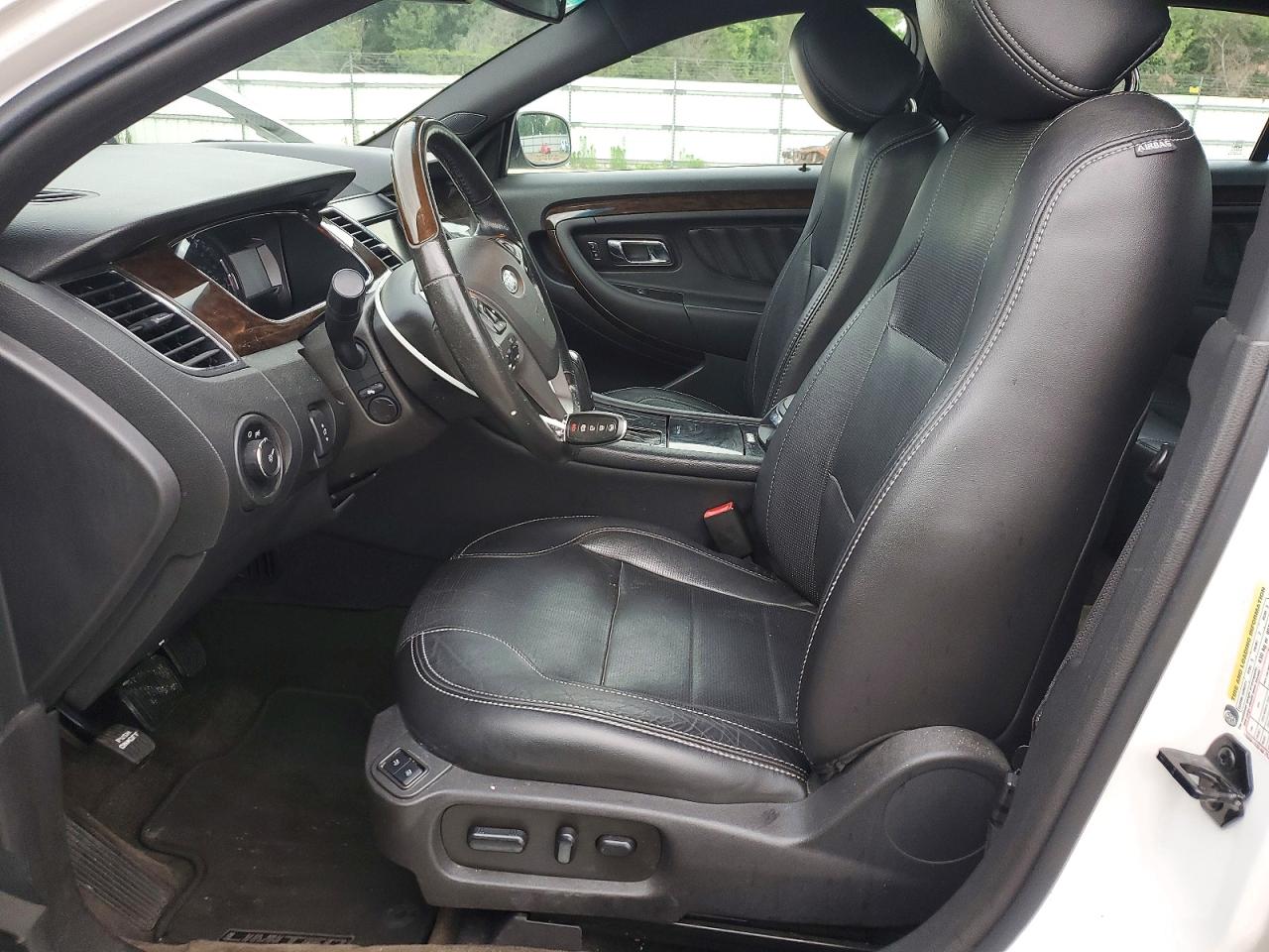 2014 Ford Taurus Limited White vin: 1FAHP2F90EG109689