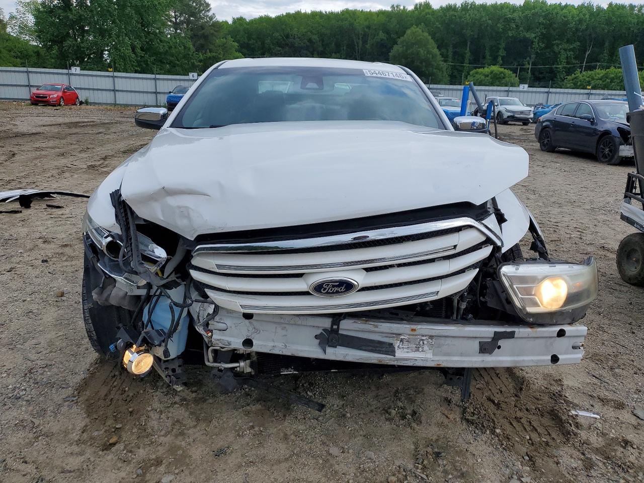 2014 Ford Taurus Limited White vin: 1FAHP2F90EG109689