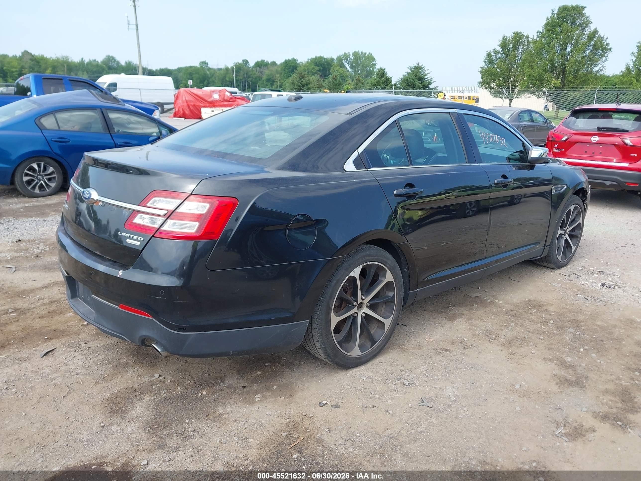 2014 Ford Taurus Limited Black vin: 1FAHP2F91EG112391