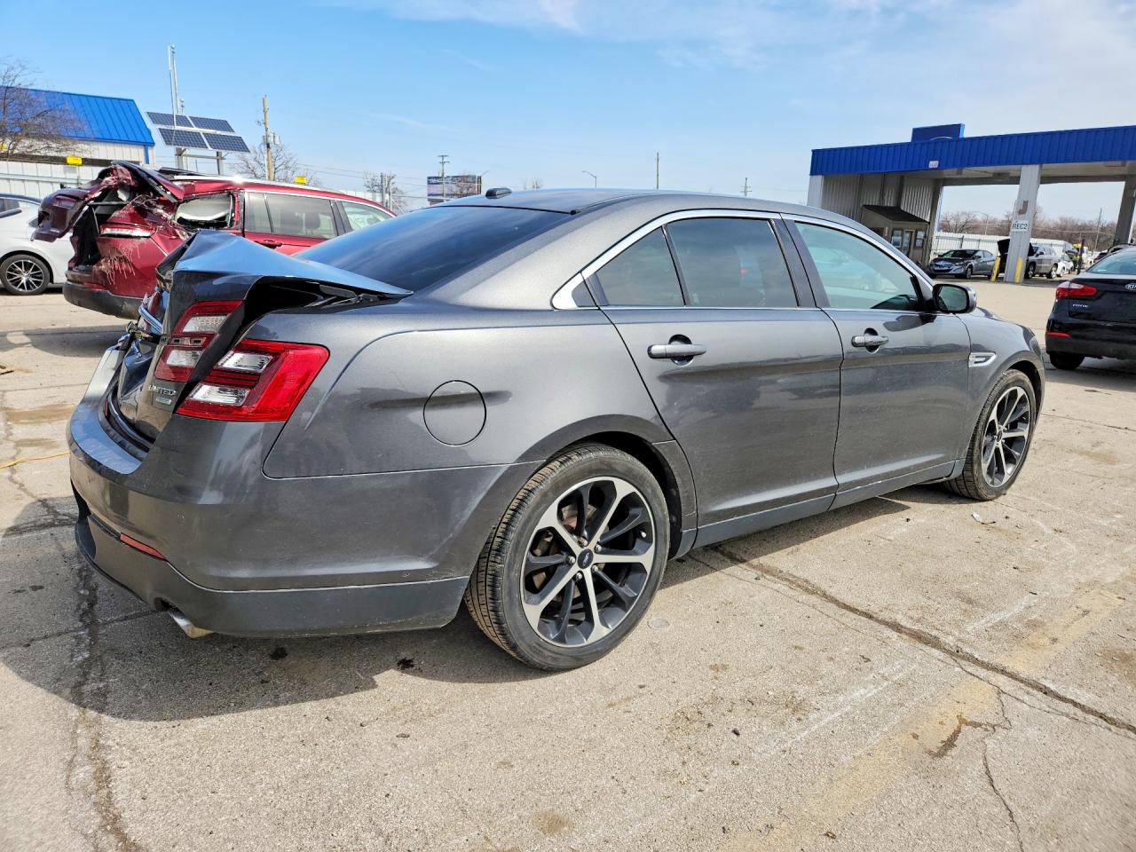 2016 Ford Taurus Limited Gray vin: 1FAHP2F92GG133169