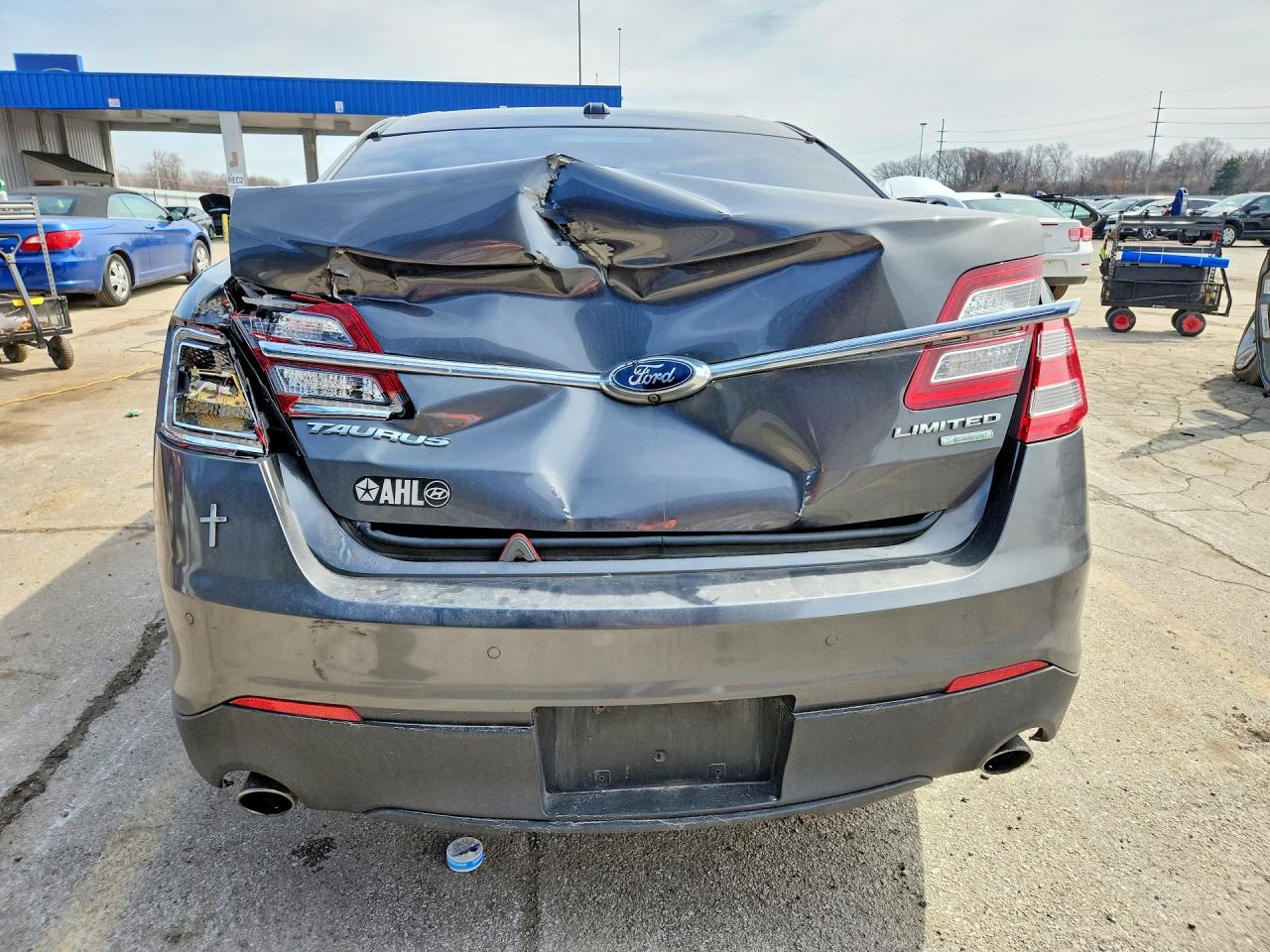 2016 Ford Taurus Limited Gray vin: 1FAHP2F92GG133169