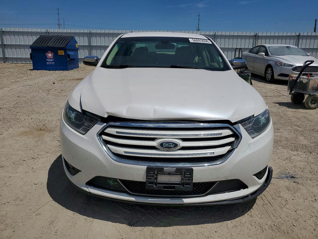 2015 Ford Taurus Limited White vin: 1FAHP2F94FG188687