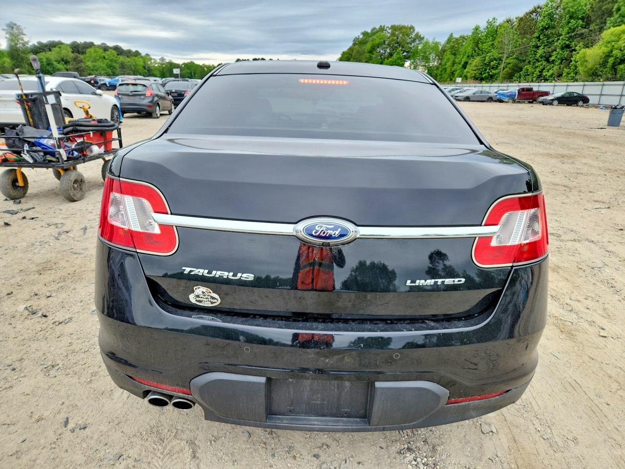 2012 Ford Taurus Limited Black vin: 1FAHP2FW0CG106083