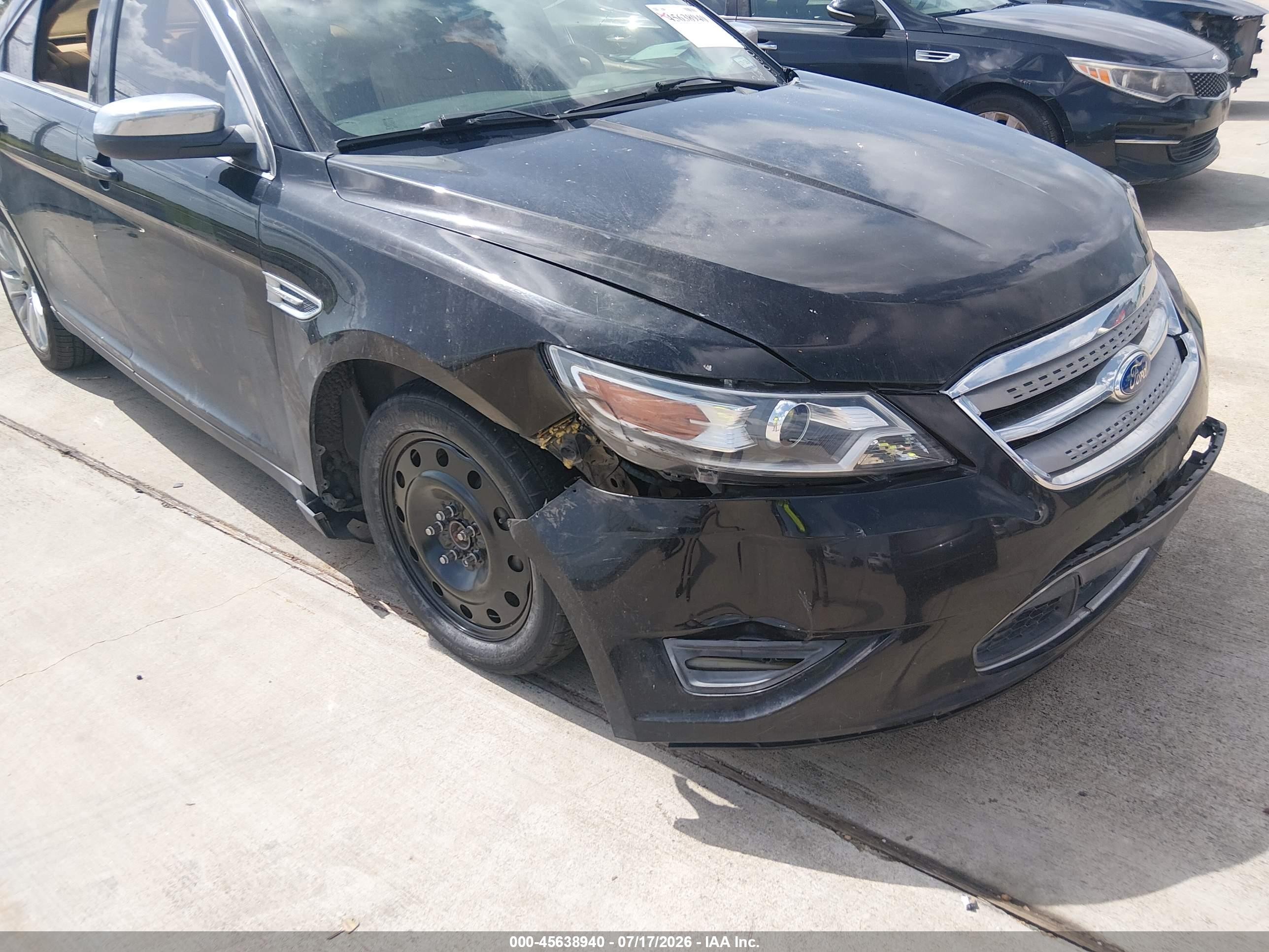 2012 Ford Taurus Limited Black vin: 1FAHP2FW0CG123661