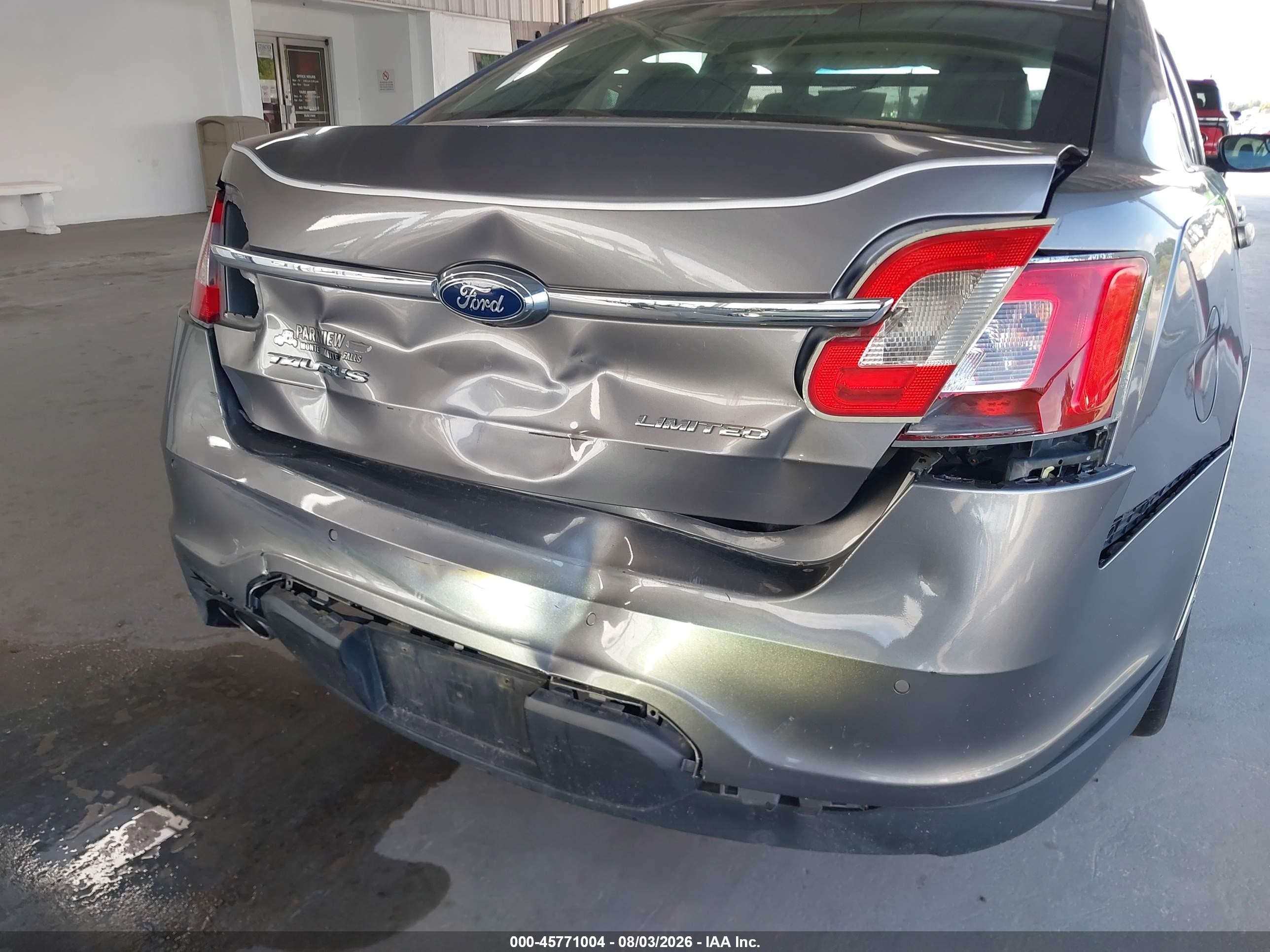 2012 Ford Taurus Limited Gray vin: 1FAHP2FW0CG131498