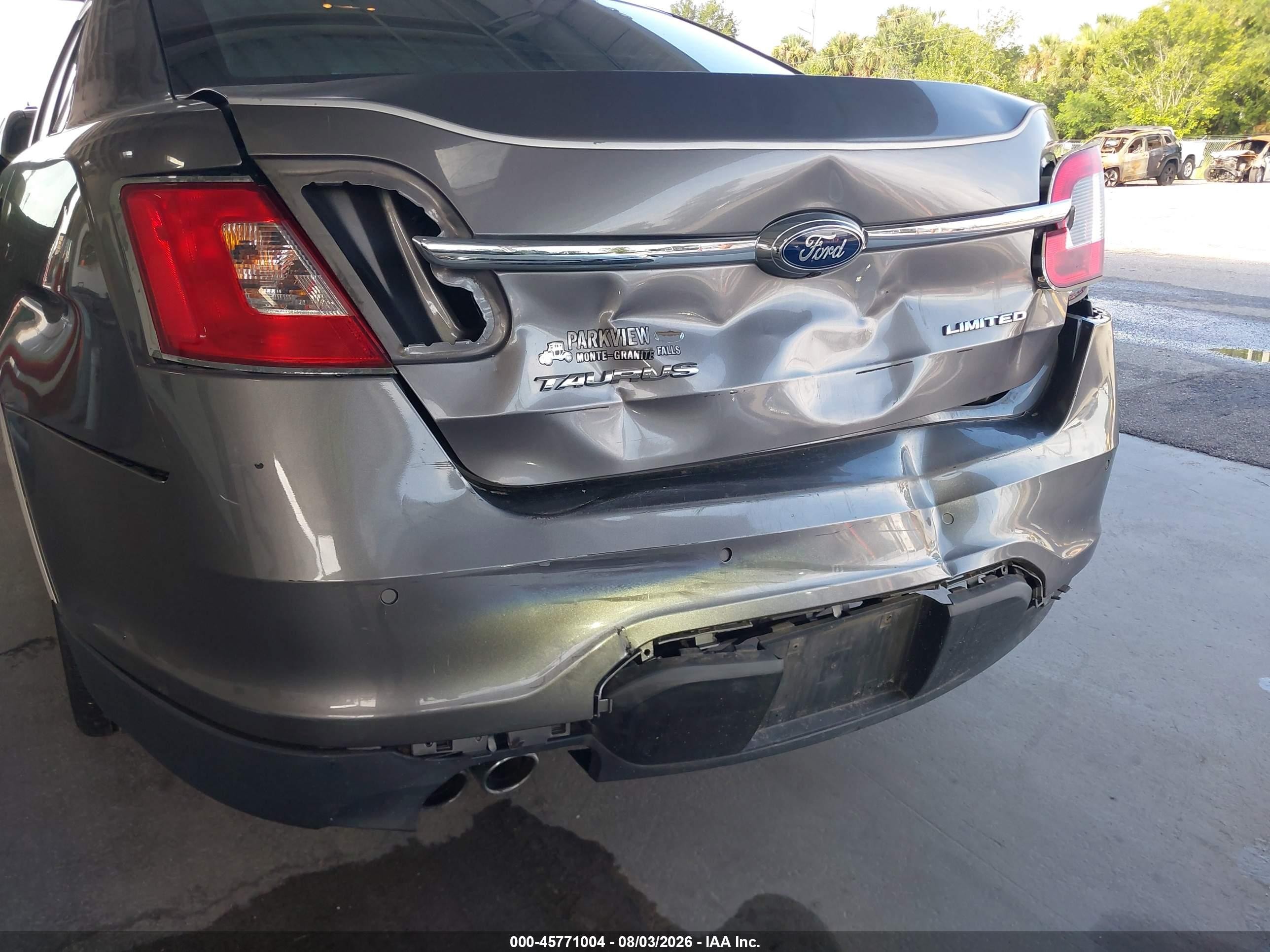 2012 Ford Taurus Limited Gray vin: 1FAHP2FW0CG131498