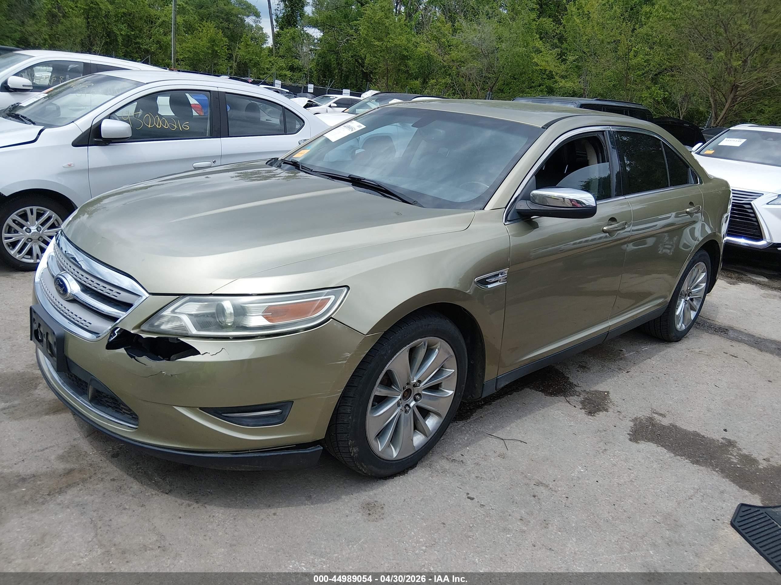 2012 Ford Taurus Limited Зеленый vin: 1FAHP2FW0CG143571