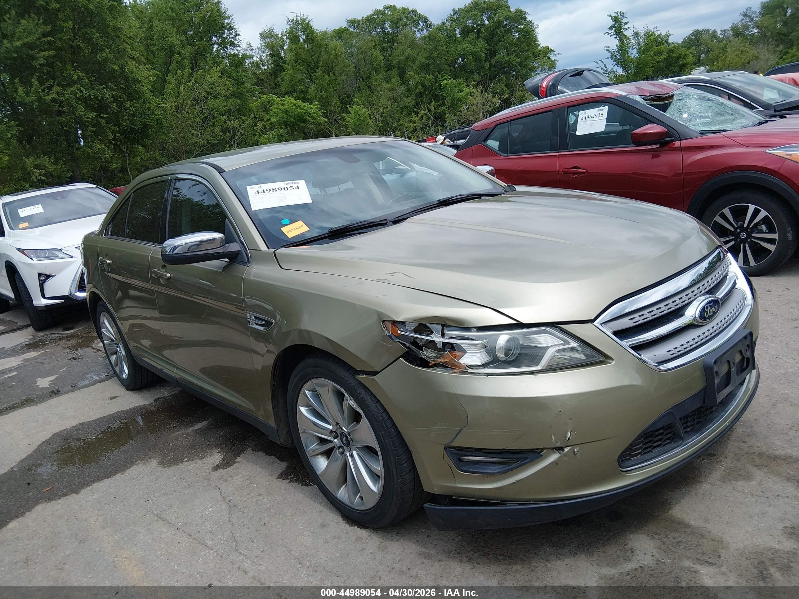 2012 Ford Taurus Limited Зеленый vin: 1FAHP2FW0CG143571
