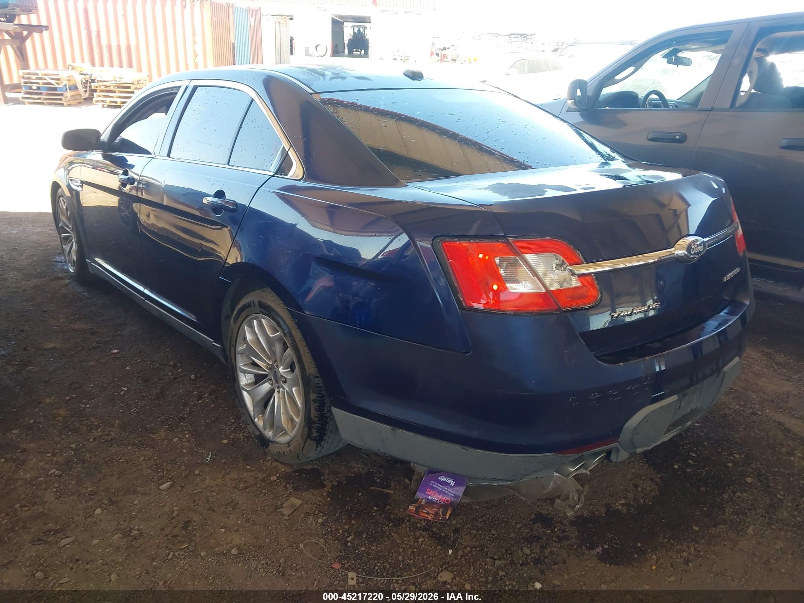2011 Ford Taurus Limited Blue vin: 1FAHP2FW1BG102459