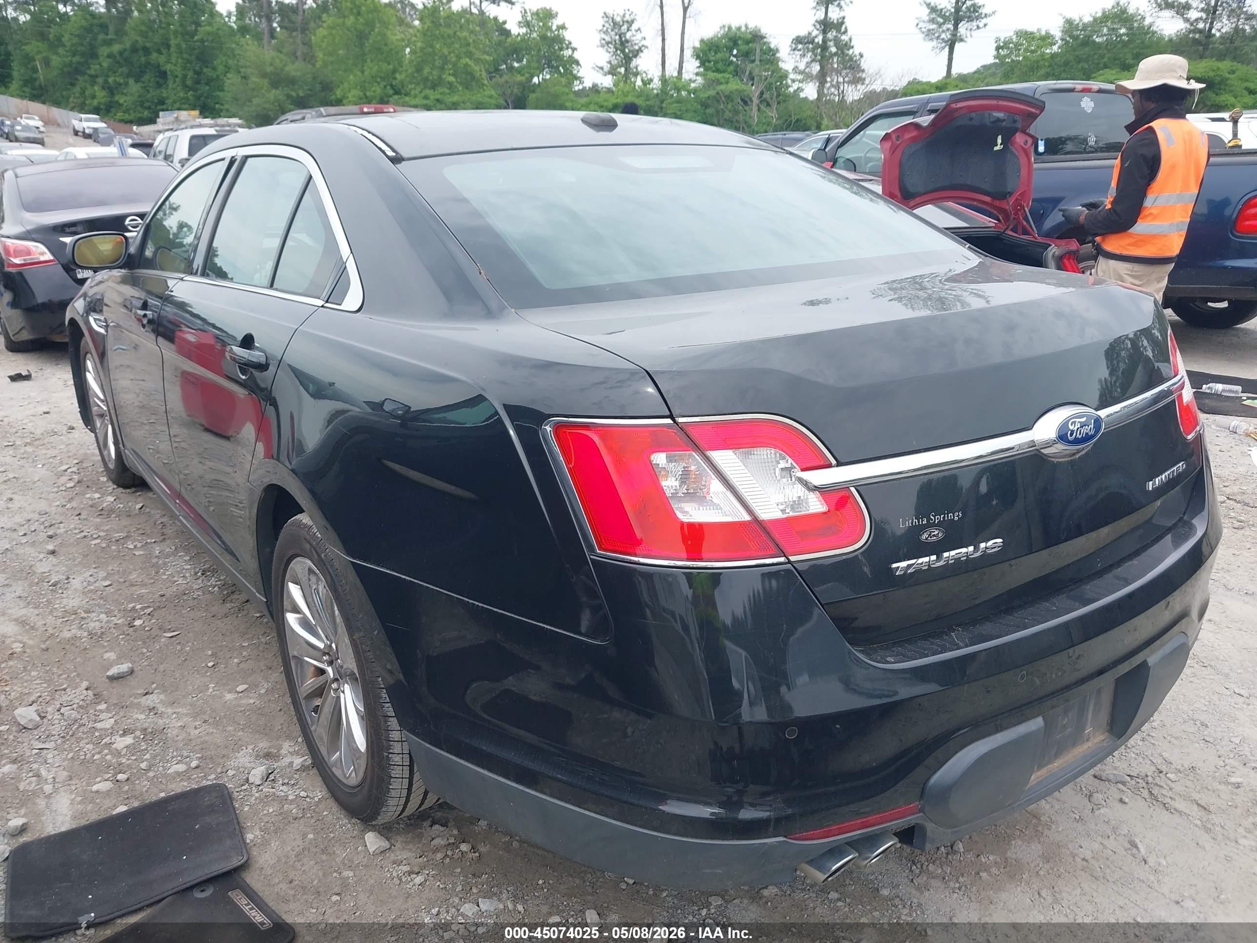 2011 Ford Taurus Limited Черный vin: 1FAHP2FW1BG119245