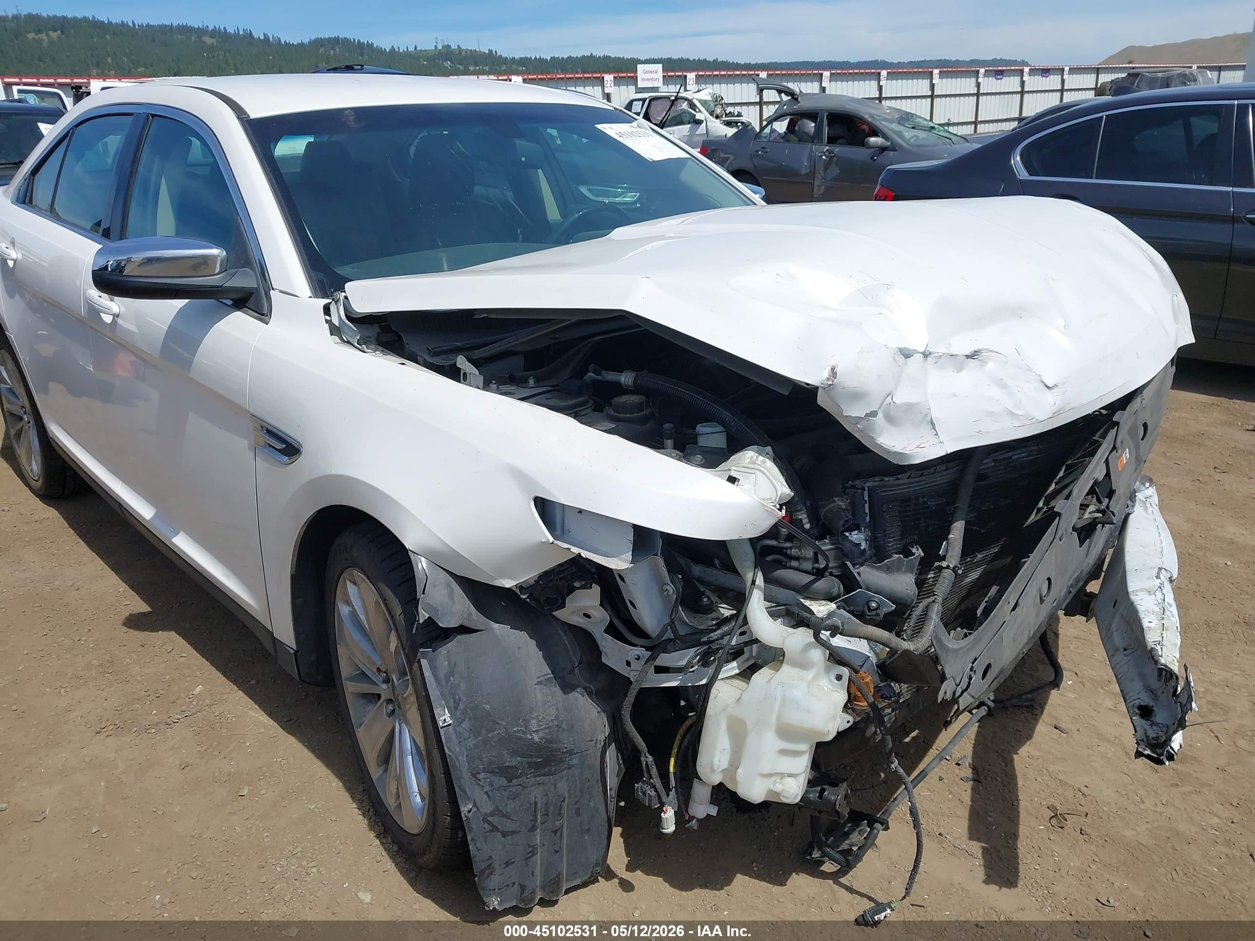 2010 Ford Taurus Limited Белый vin: 1FAHP2FW2AG151698