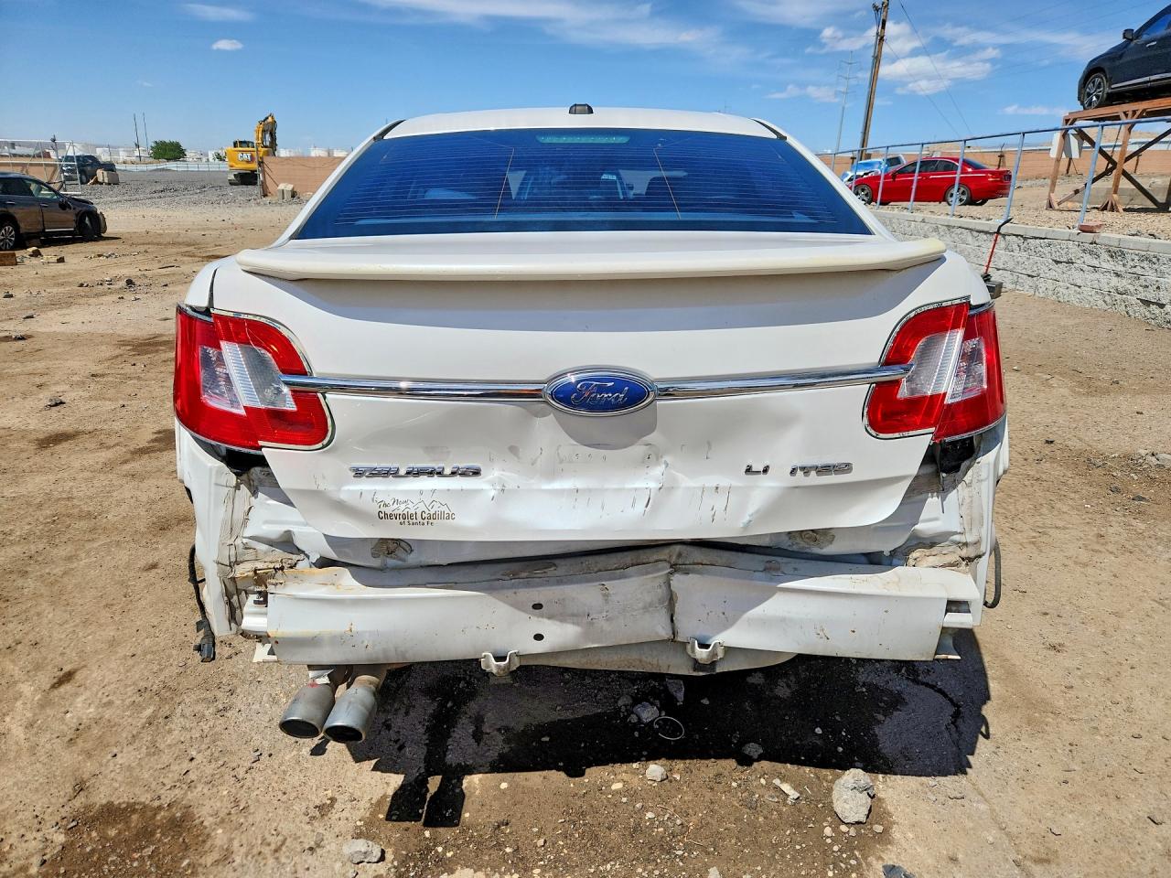 2010 Ford Taurus Limited White vin: 1FAHP2FW3AG126020