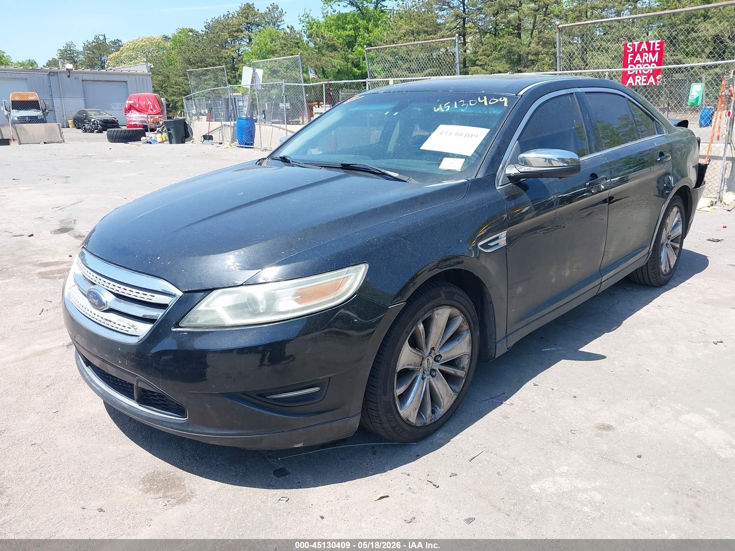 2010 Ford Taurus Limited Black vin: 1FAHP2FW3AG136630