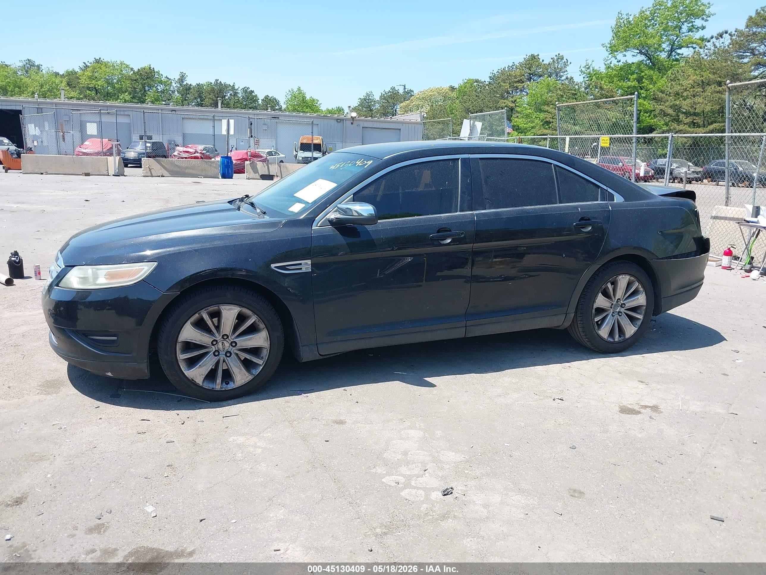 2010 Ford Taurus Limited Black vin: 1FAHP2FW3AG136630