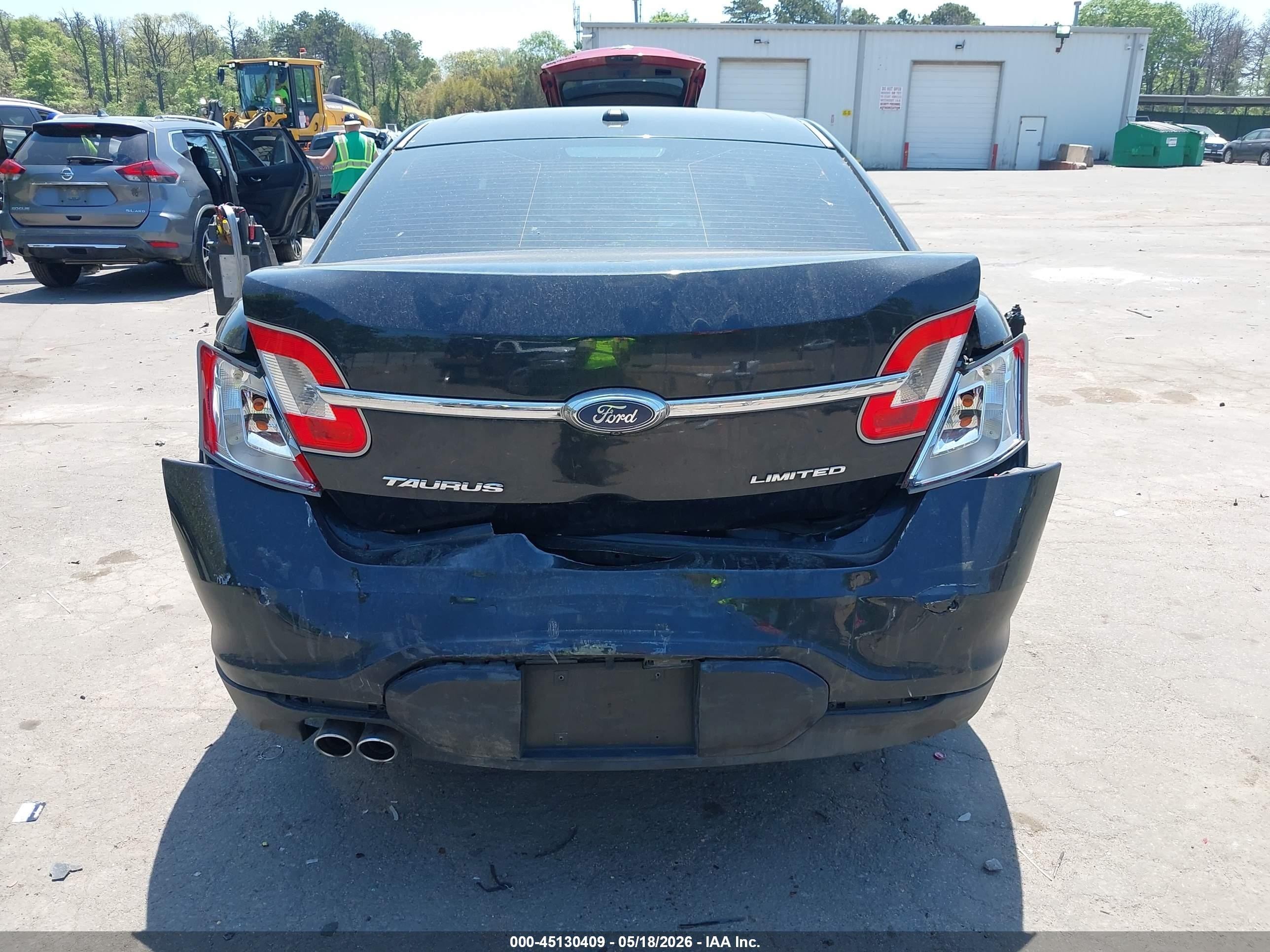 2010 Ford Taurus Limited Black vin: 1FAHP2FW3AG136630