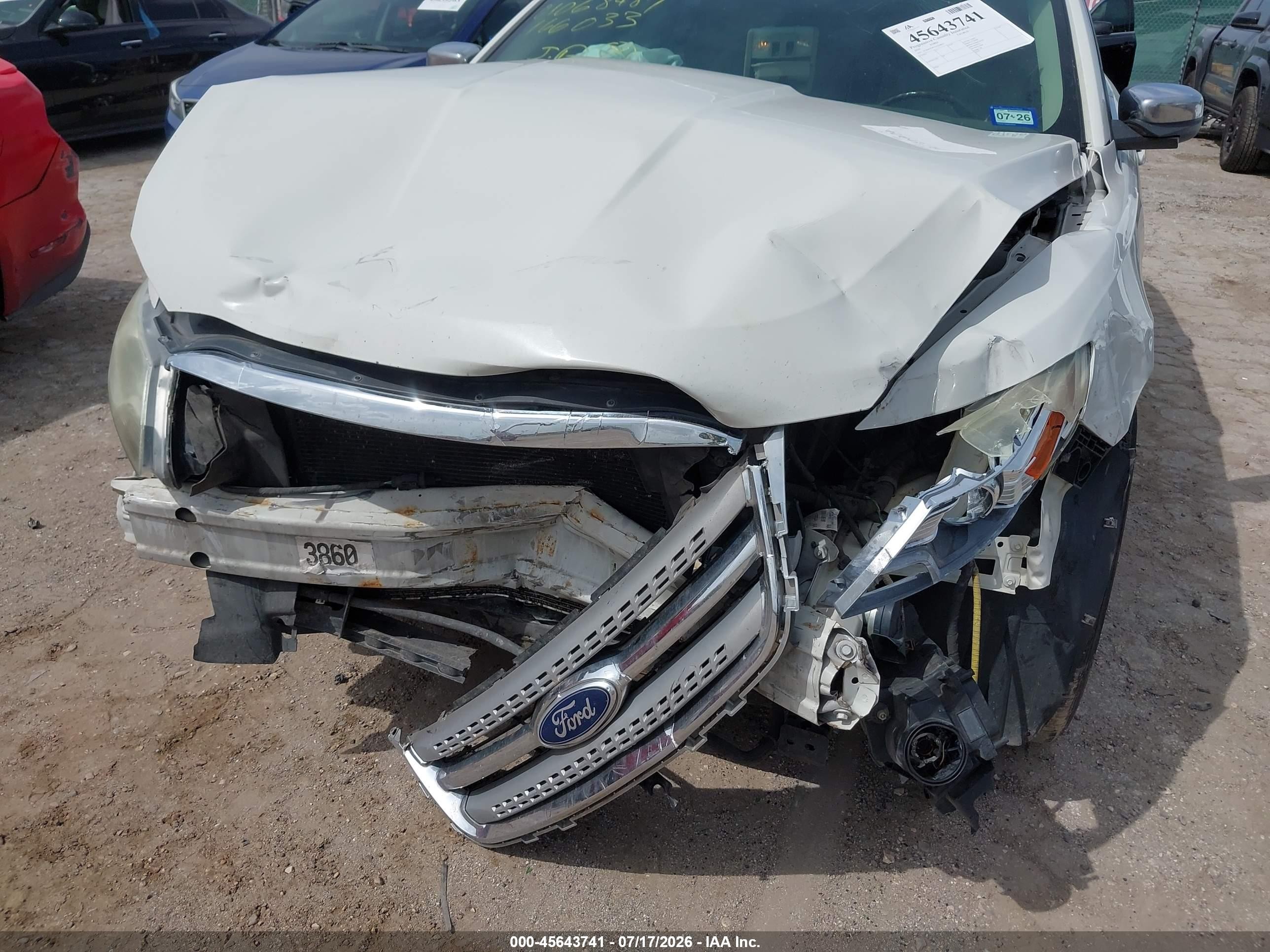 2010 Ford Taurus Limited White vin: 1FAHP2FW3AG166033