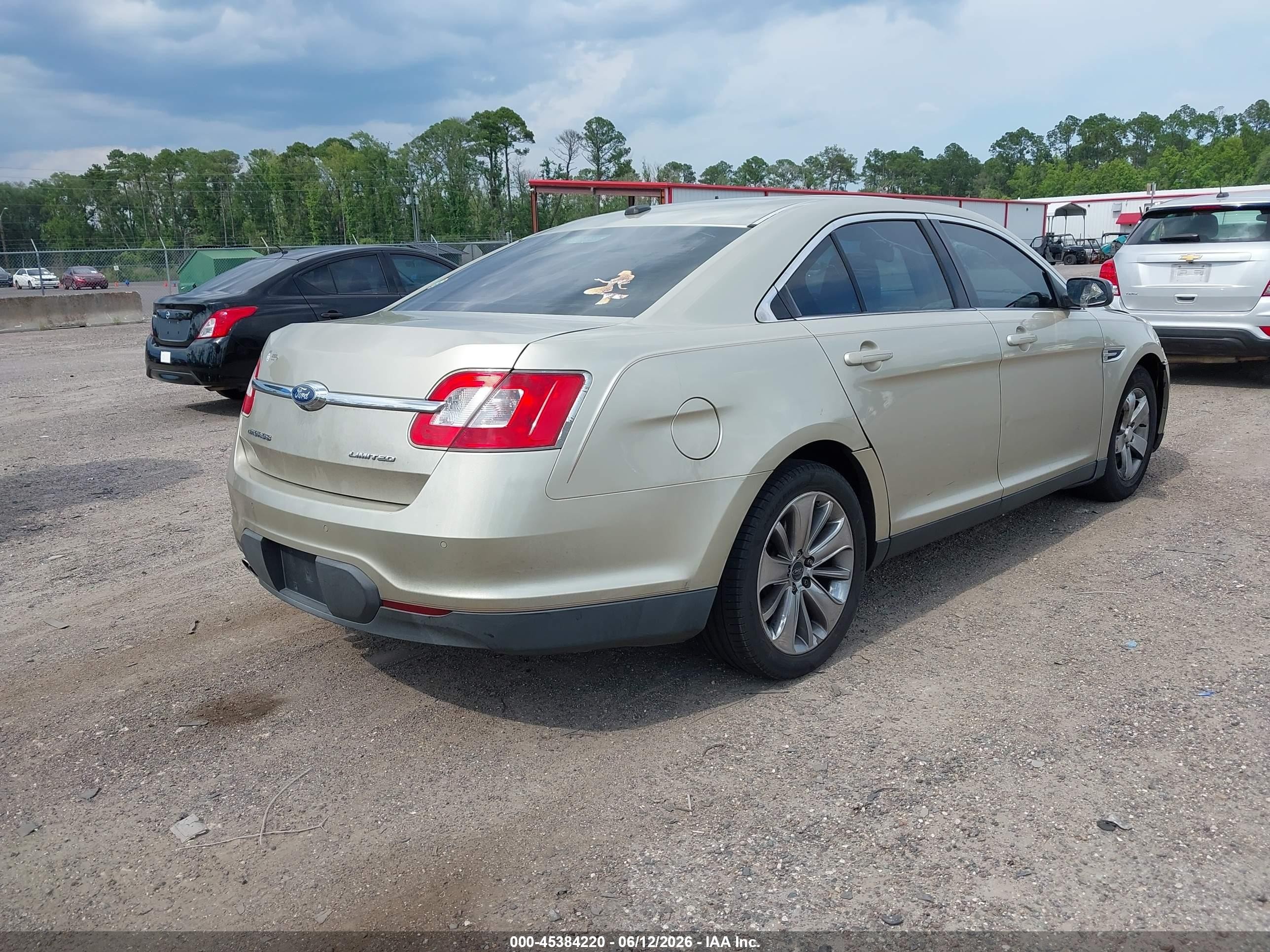 2011 Ford Taurus Limited Champagne vin: 1FAHP2FW3BG103824