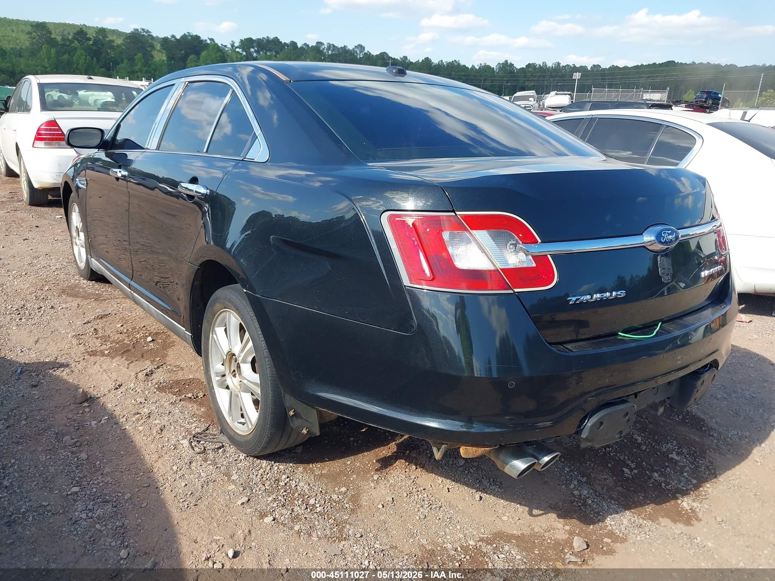 2011 Ford Taurus Limited Black vin: 1FAHP2FW3BG151467