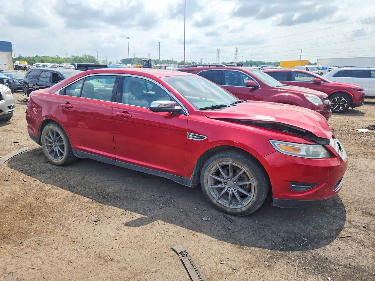 2012 Ford Taurus Limited Red vin: 1FAHP2FW3CG114419