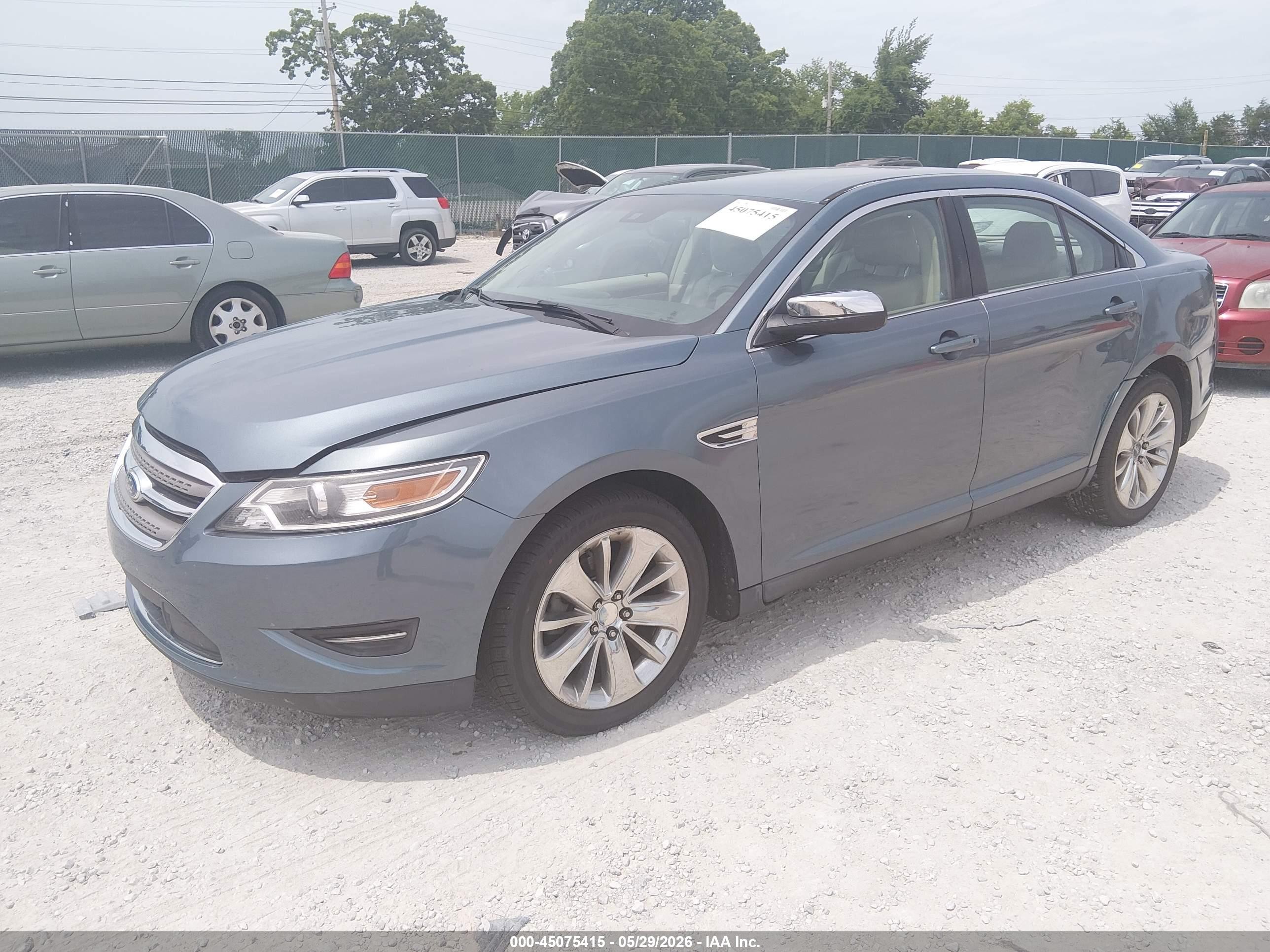 2010 Ford Taurus Limited Синий vin: 1FAHP2FW4AG148754