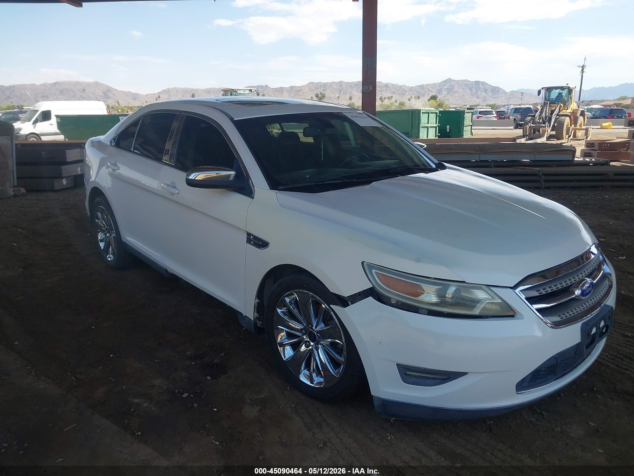 2010 Ford Taurus Limited White vin: 1FAHP2FW4AG149449