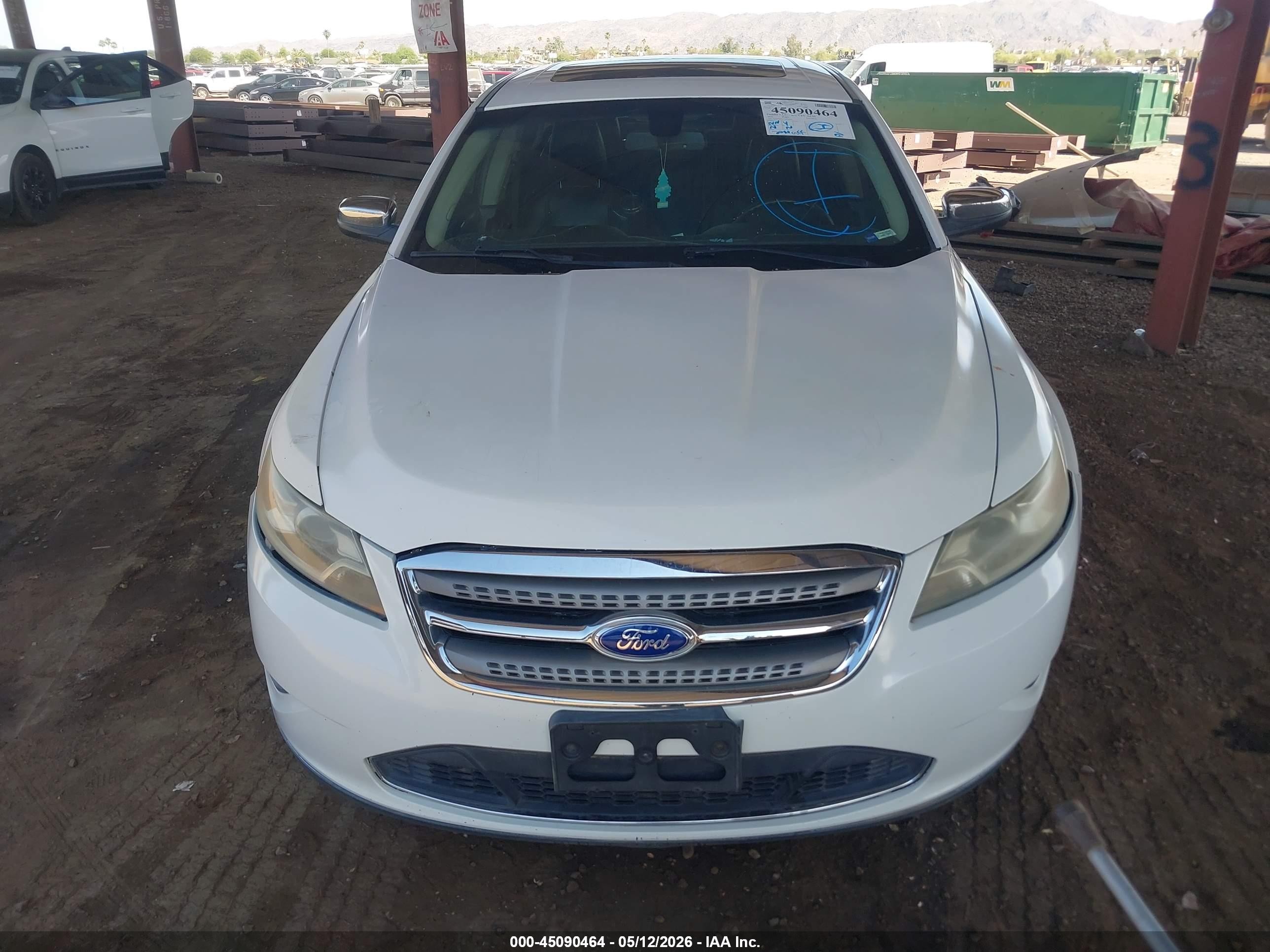 2010 Ford Taurus Limited White vin: 1FAHP2FW4AG149449