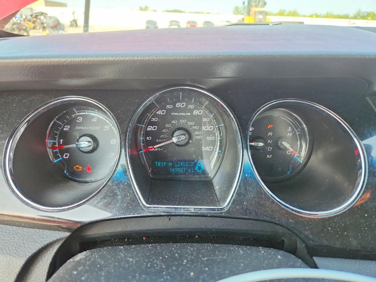 2011 Ford Taurus Limited Red vin: 1FAHP2FW4BG110829