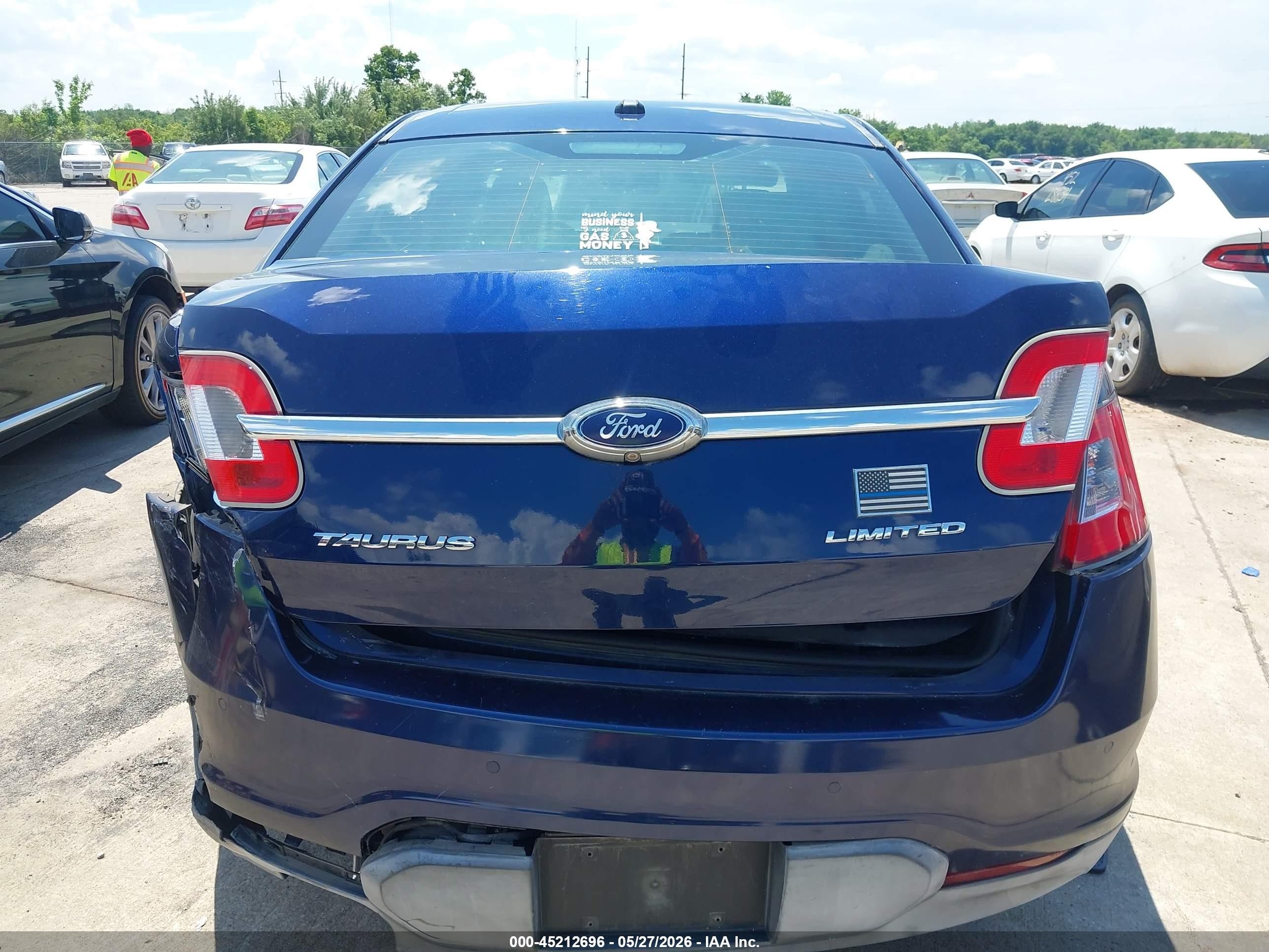 2011 Ford Taurus Limited Blue vin: 1FAHP2FW5BG101167