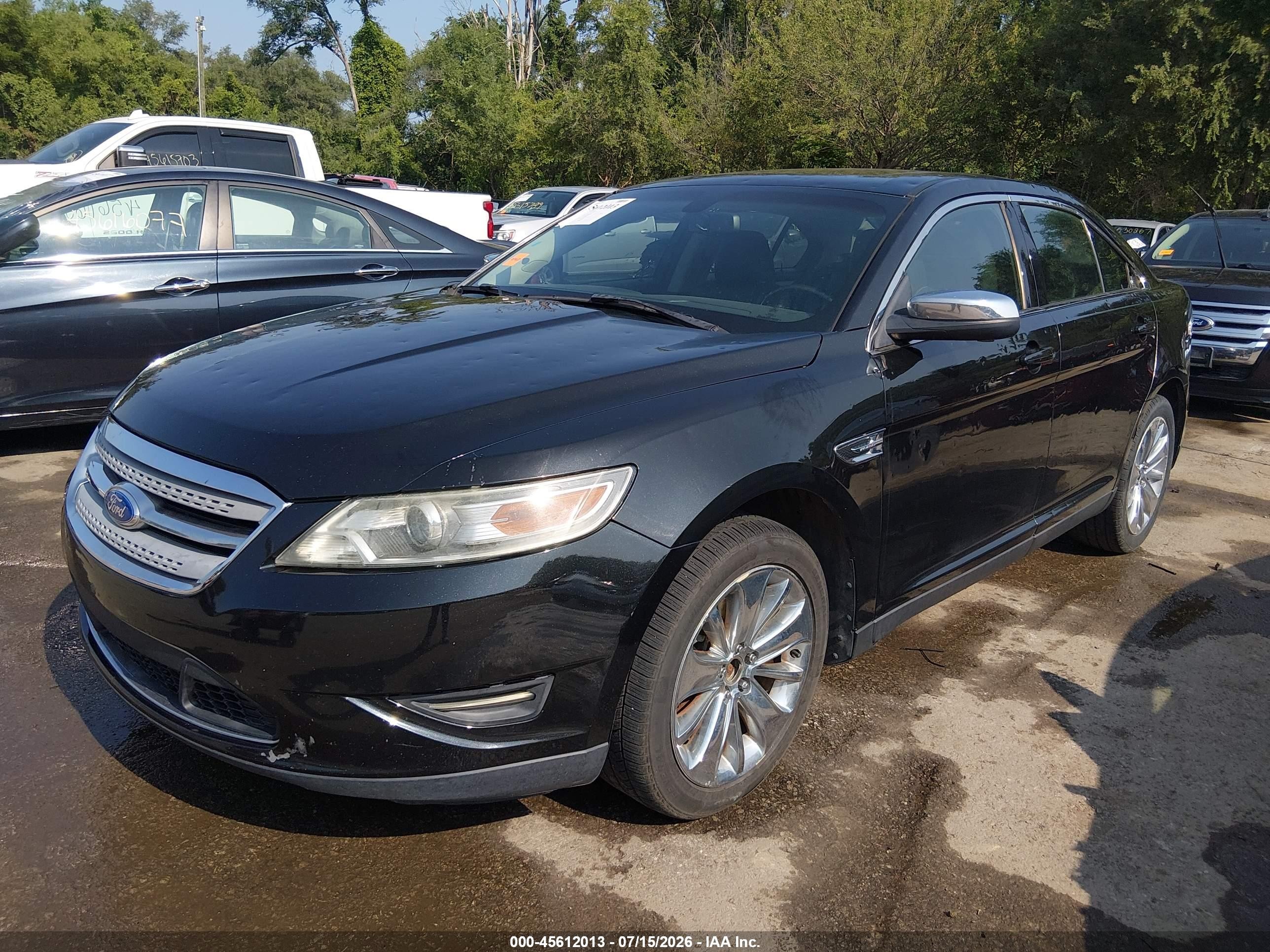 2012 Ford Taurus Limited Black vin: 1FAHP2FW5CG144344