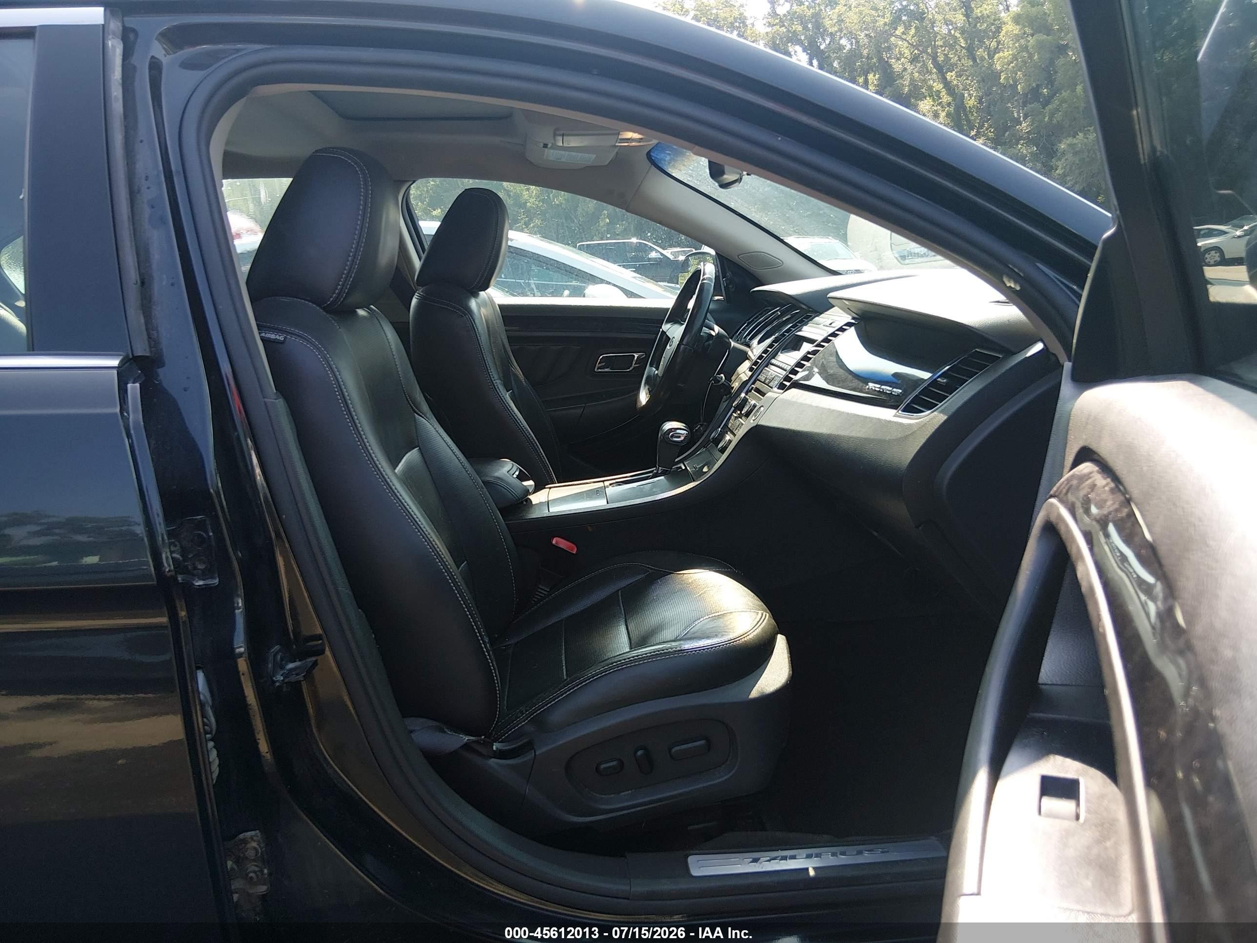 2012 Ford Taurus Limited Black vin: 1FAHP2FW5CG144344