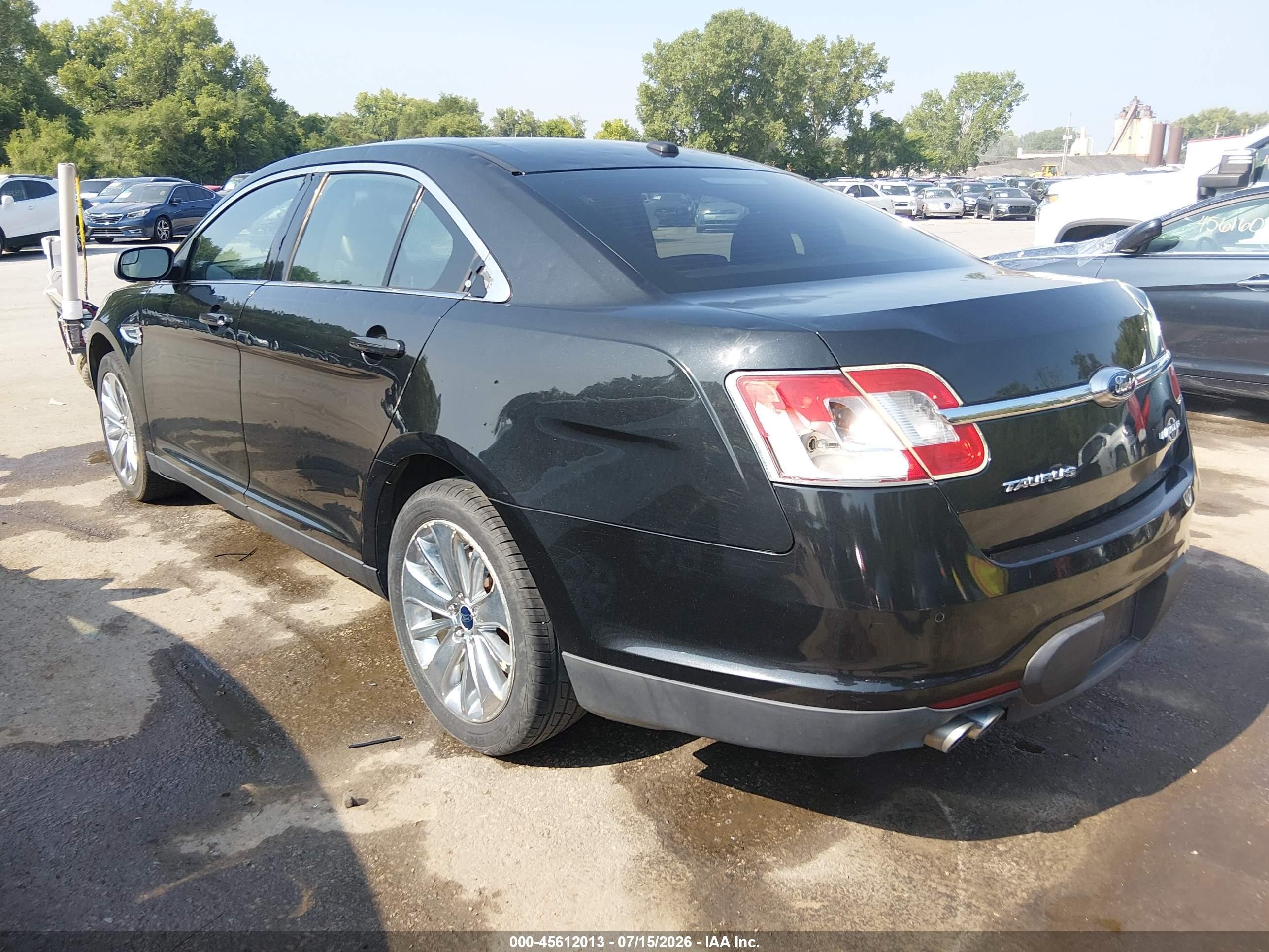 2012 Ford Taurus Limited Black vin: 1FAHP2FW5CG144344