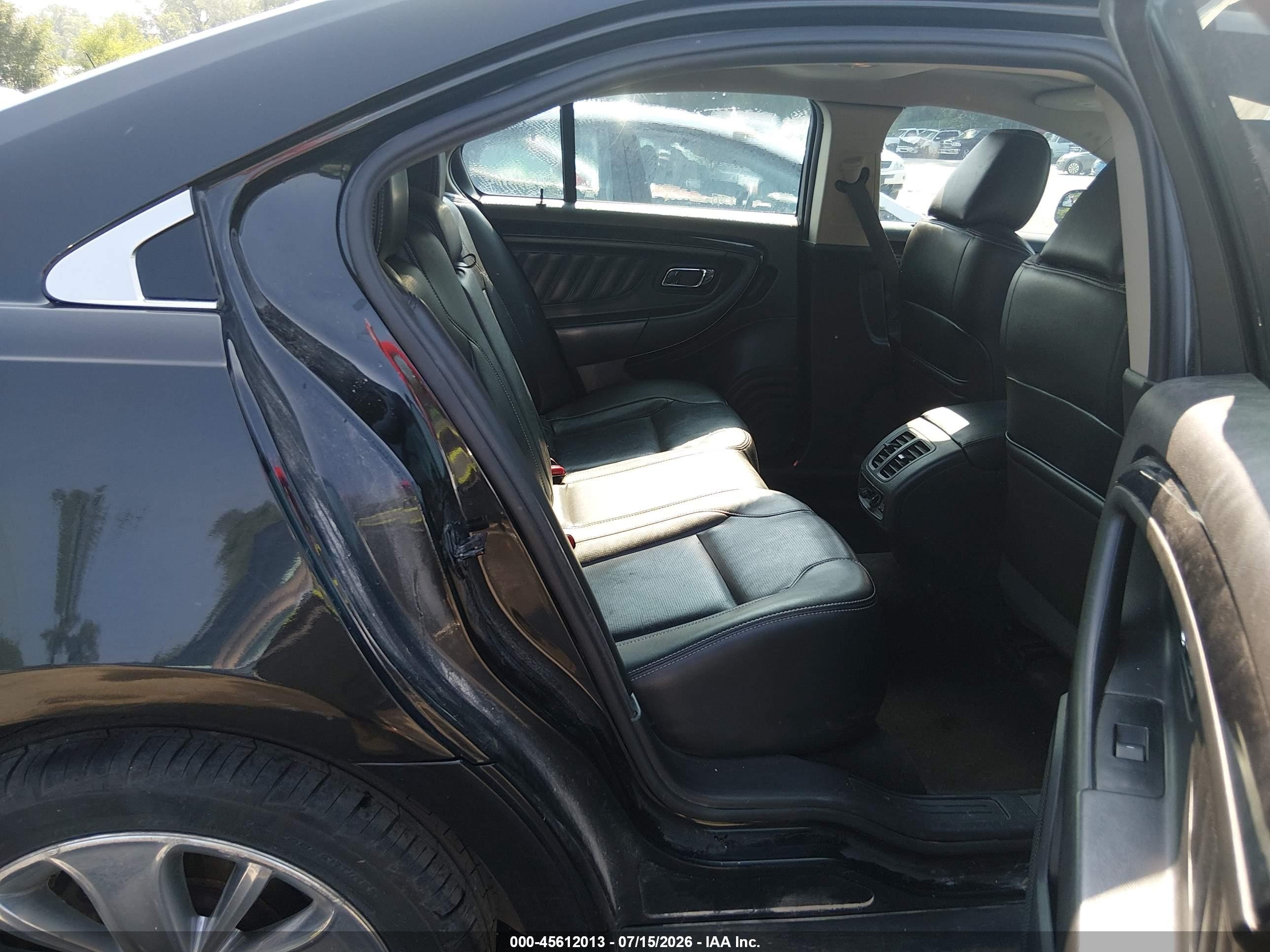 2012 Ford Taurus Limited Black vin: 1FAHP2FW5CG144344