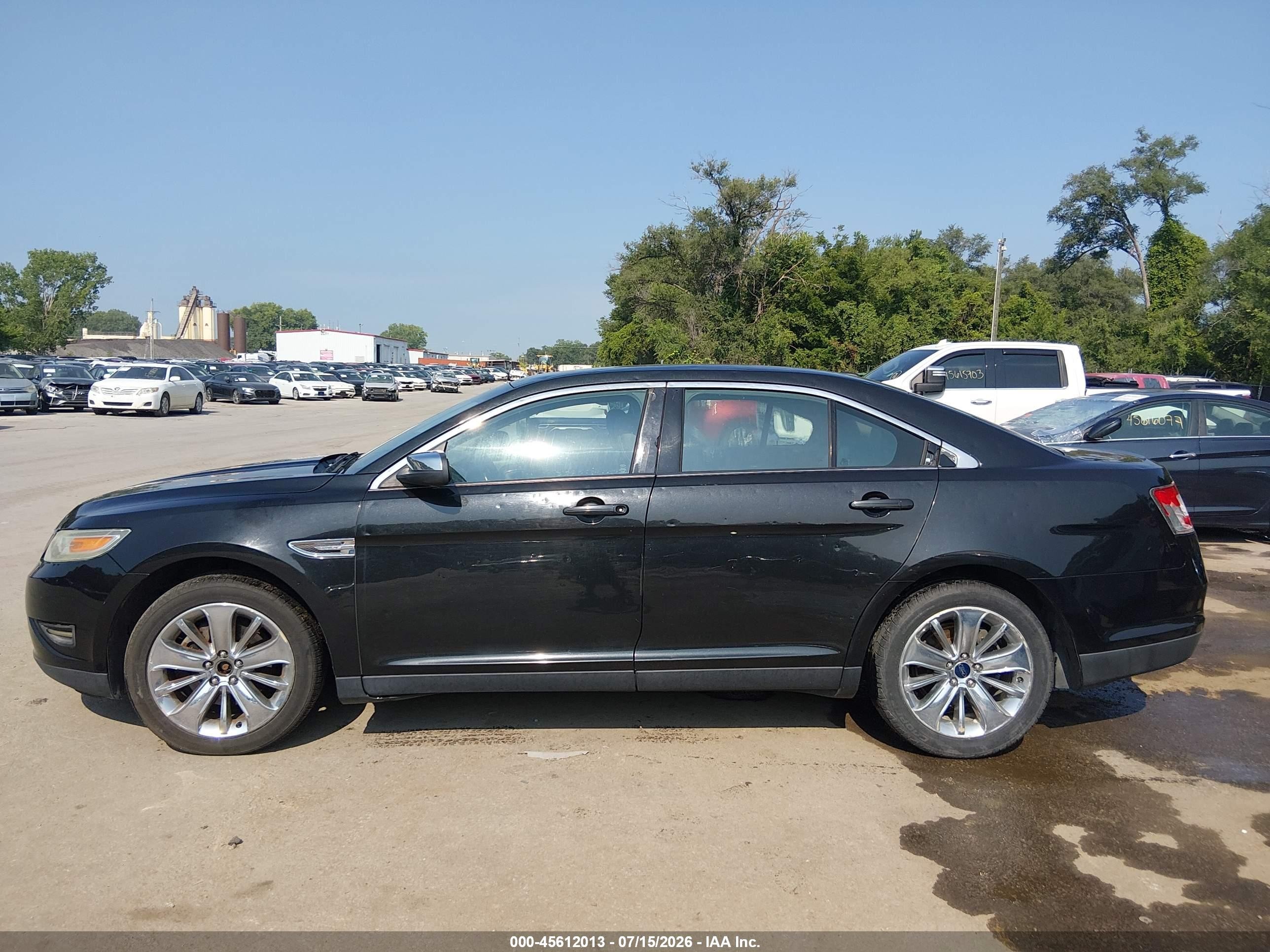 2012 Ford Taurus Limited Black vin: 1FAHP2FW5CG144344